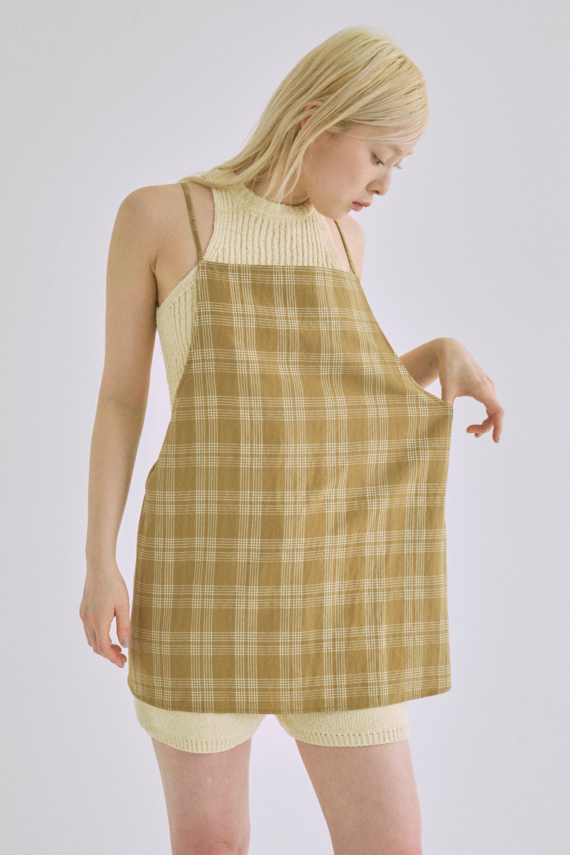 着用カラー:ベージュ モデル身長:162㎝