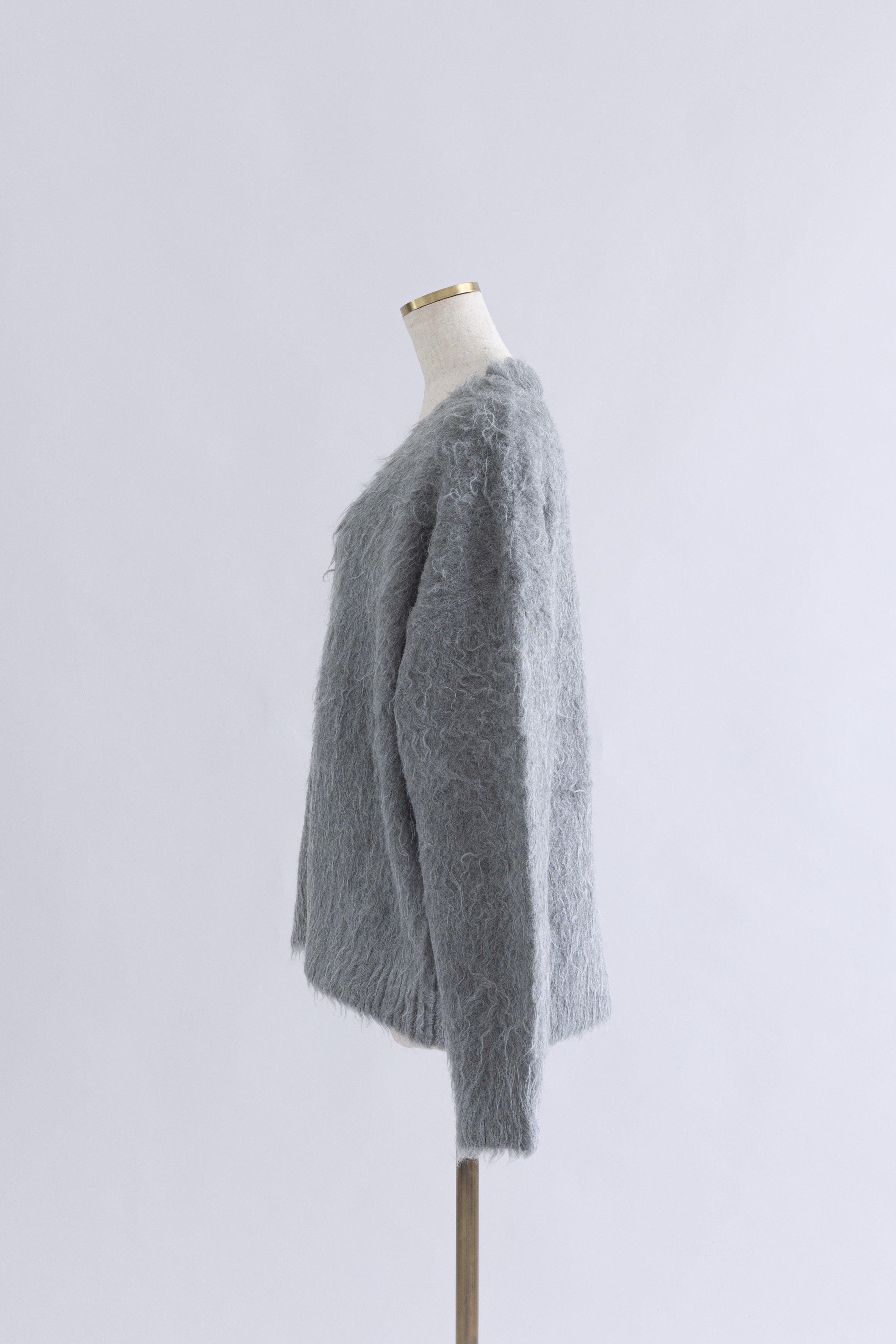 Brashed Shaggy Cardigan