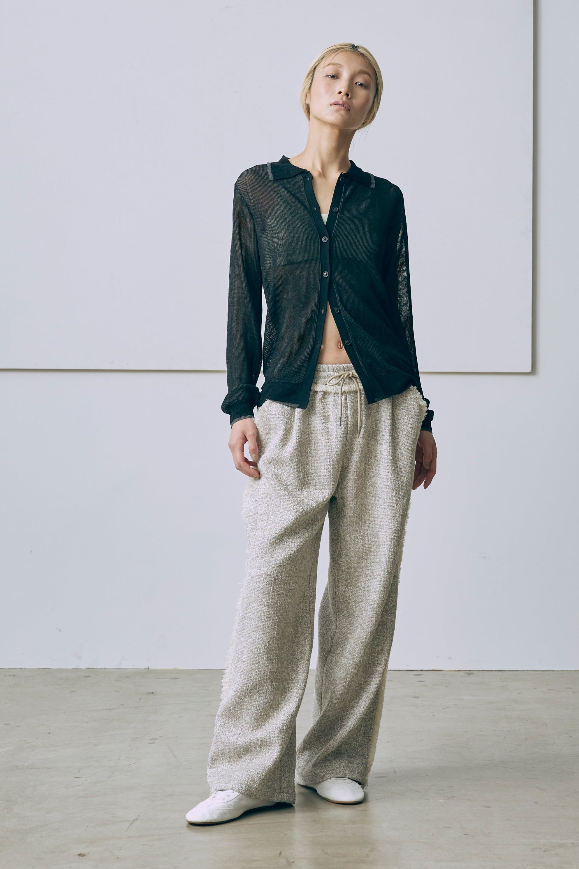 着用カラー:グレージュ モデル身長:171cm