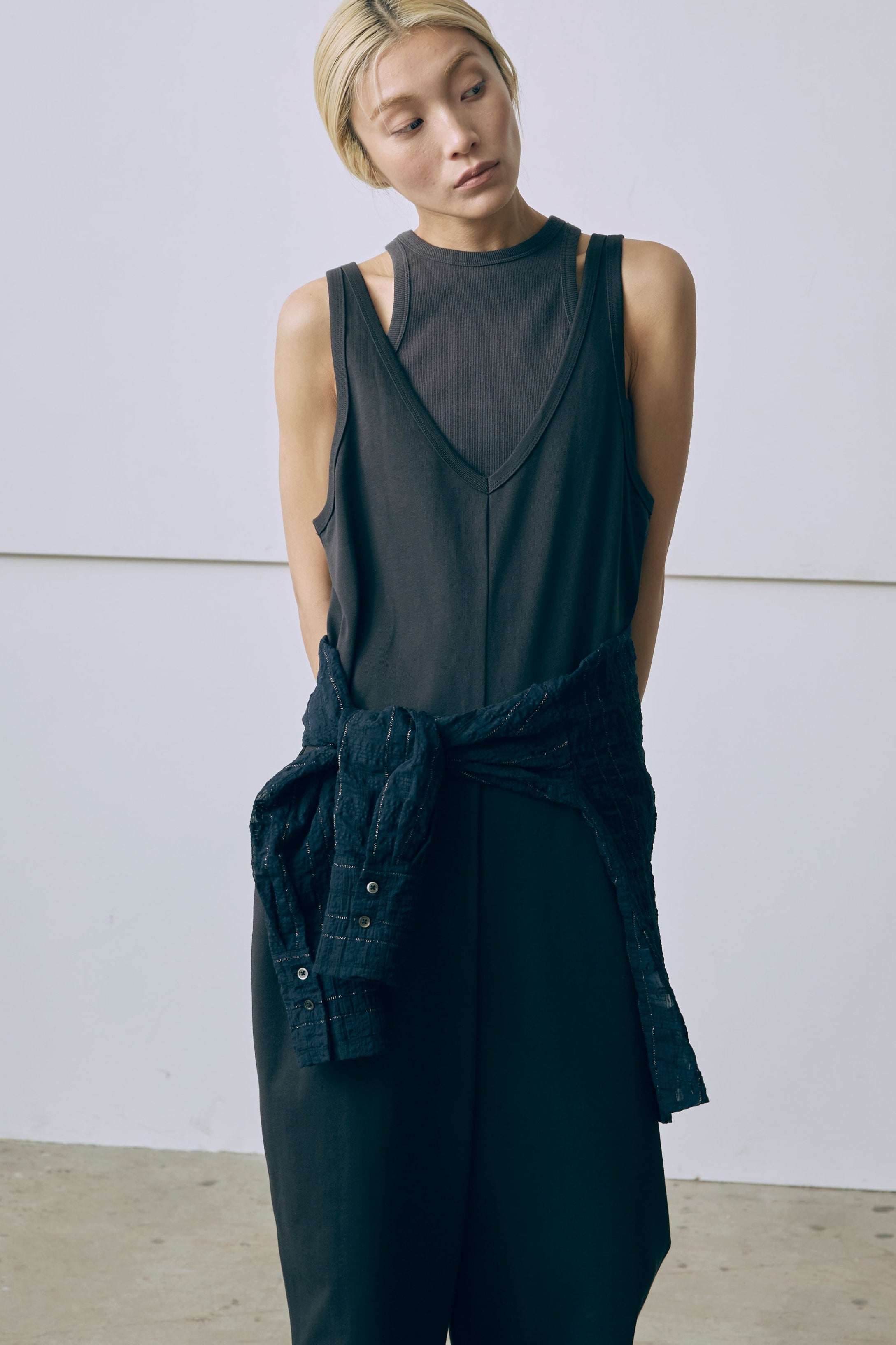 着用カラー:ネイビー モデル身長:171㎝