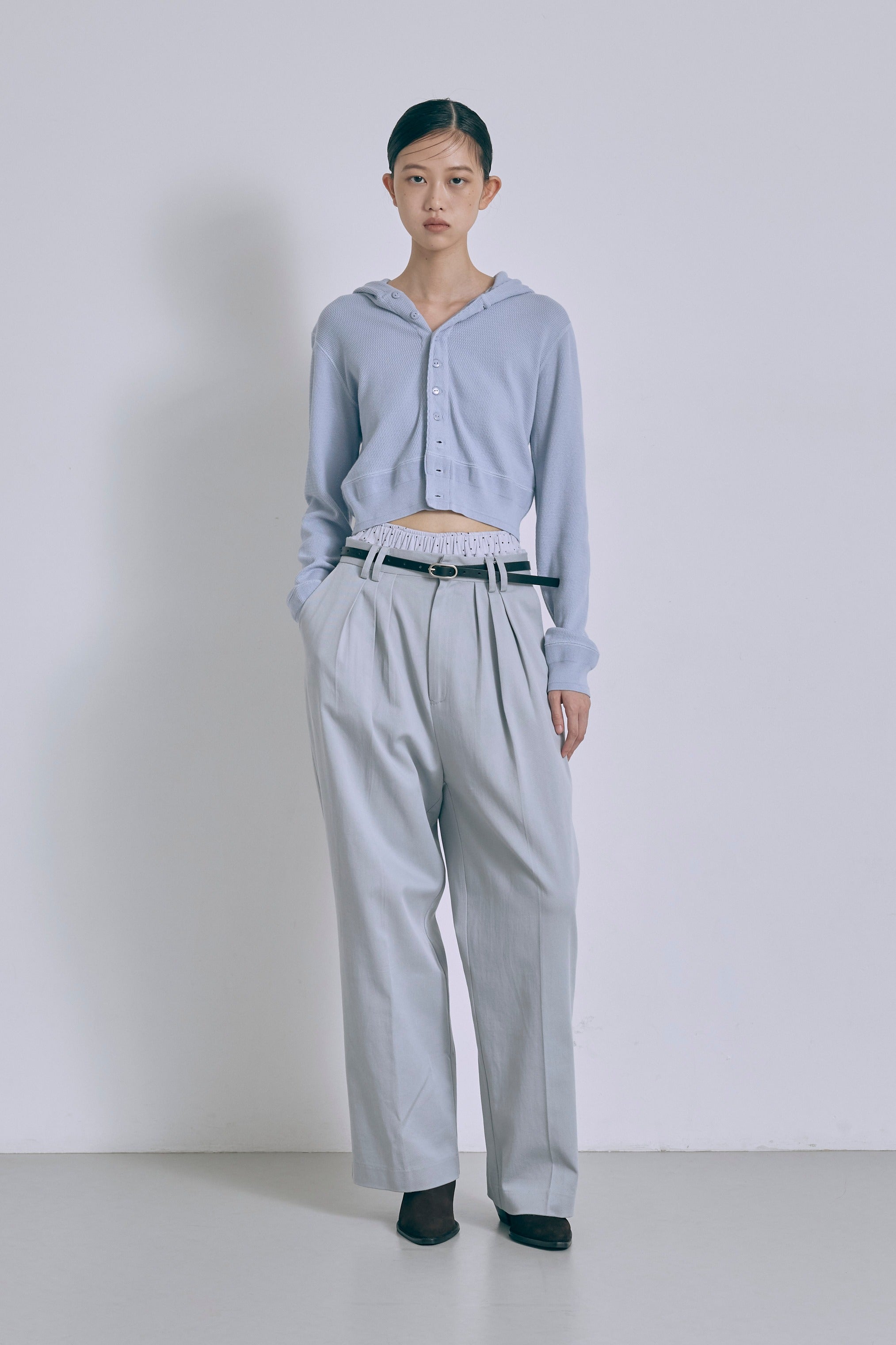 Powder Dot Jogger Pants ブルー size:F model:175cm SENPING