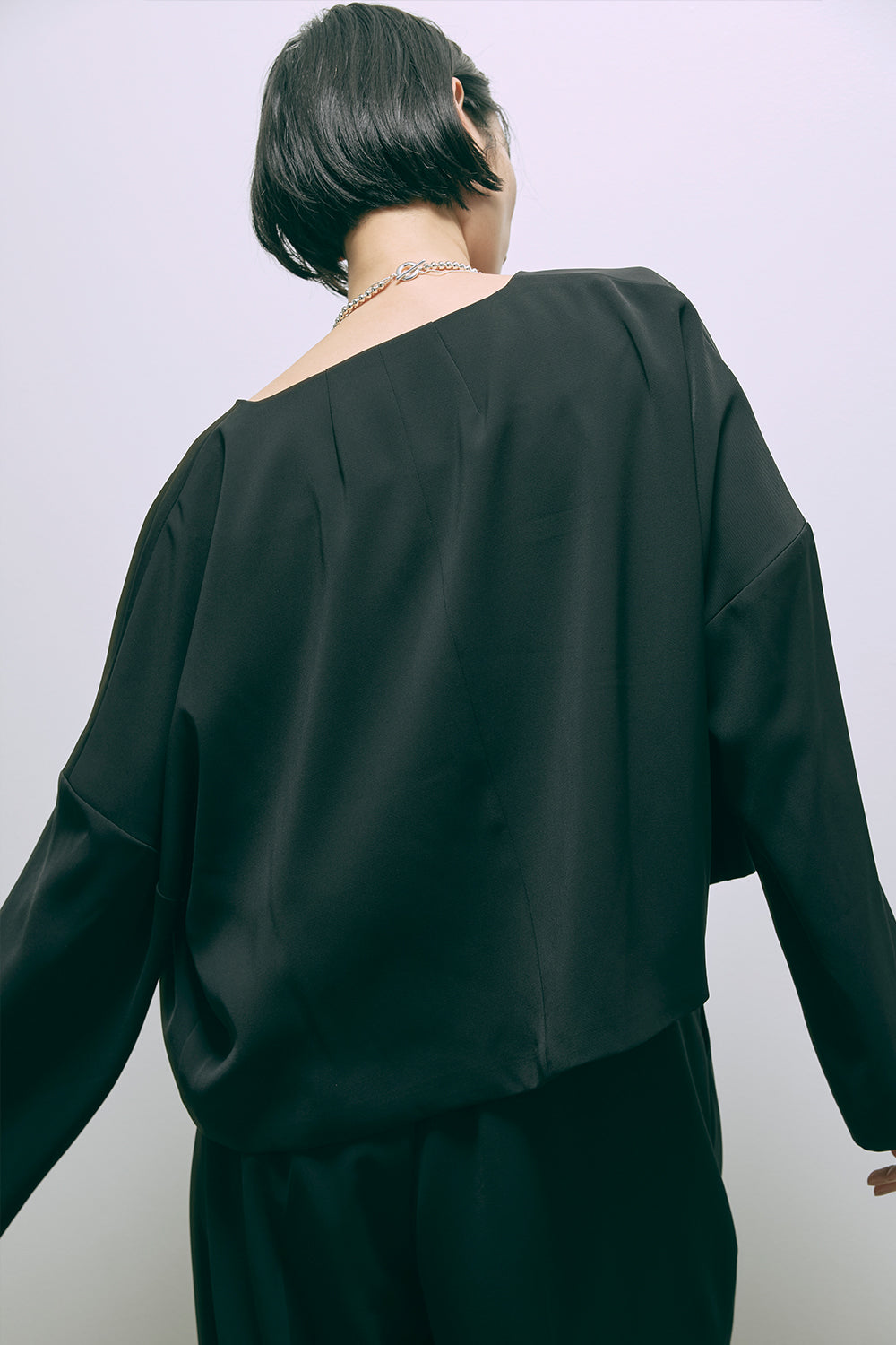 Dropped Shoulder Soft Jacket Set Up