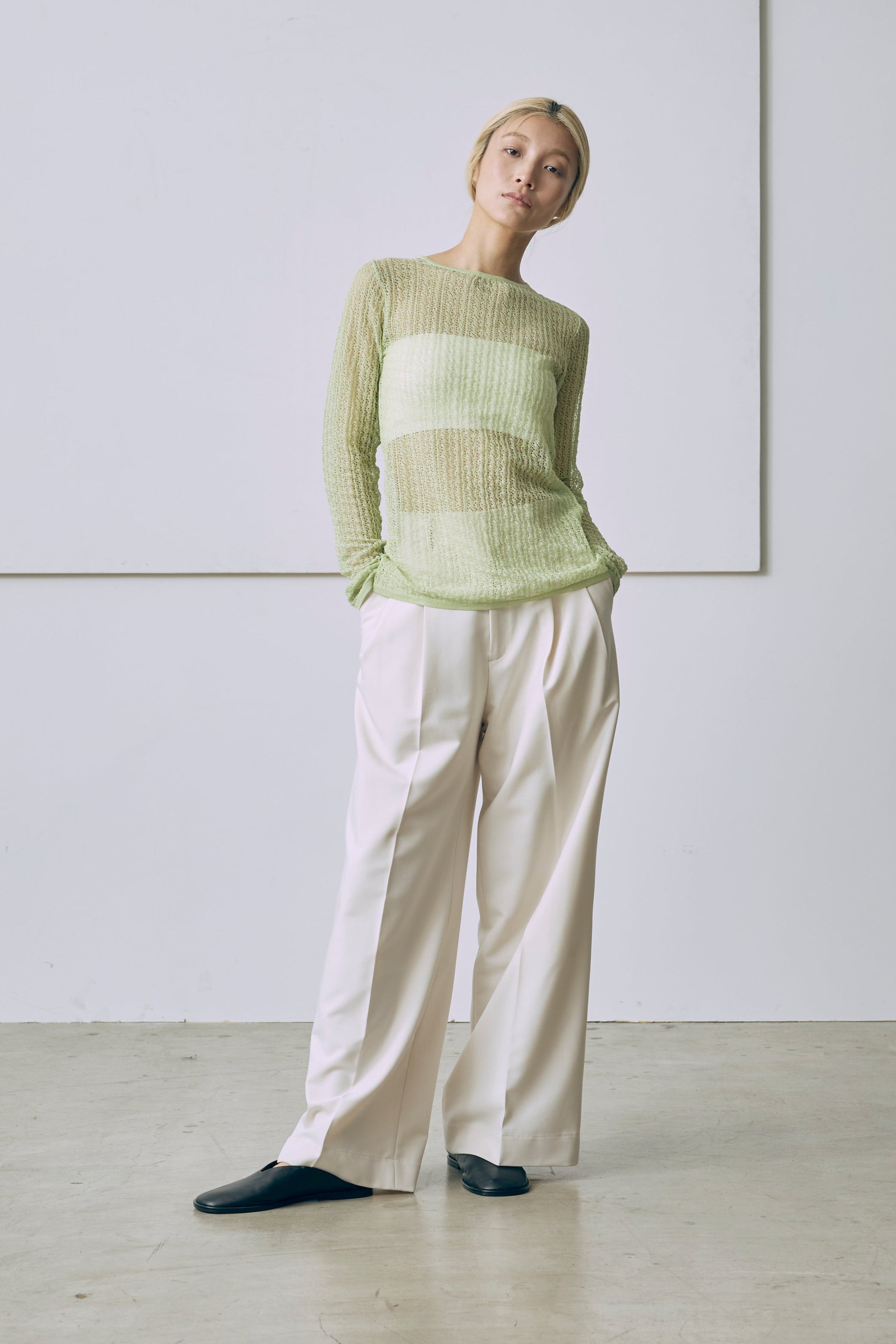 着用カラー:アイボリー 着用サイズ:1 モデル身長:171cm