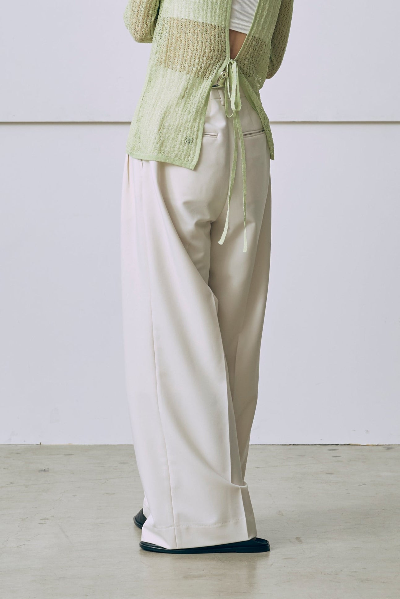 着用カラー:アイボリー 着用サイズ:1 モデル身長:171cm