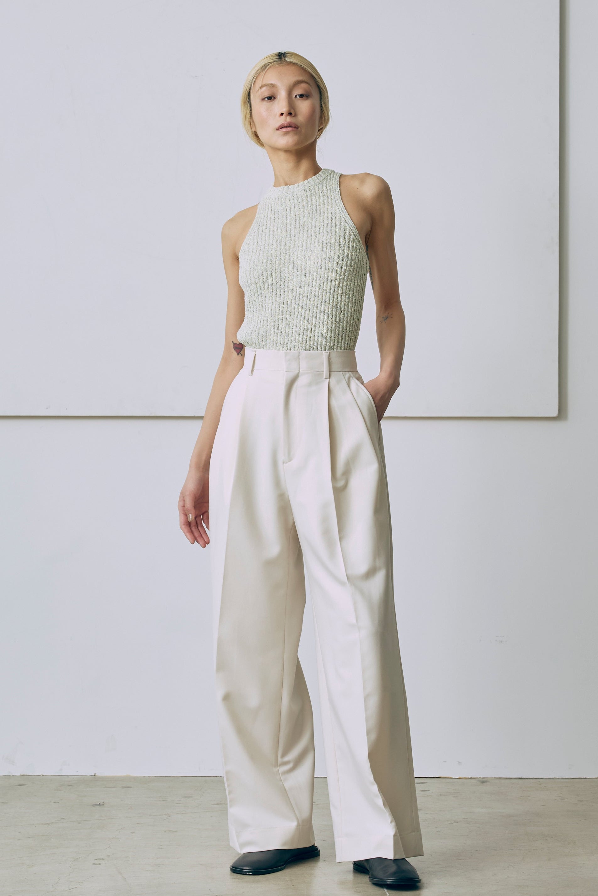 着用カラー:ミント モデル身長:171cm