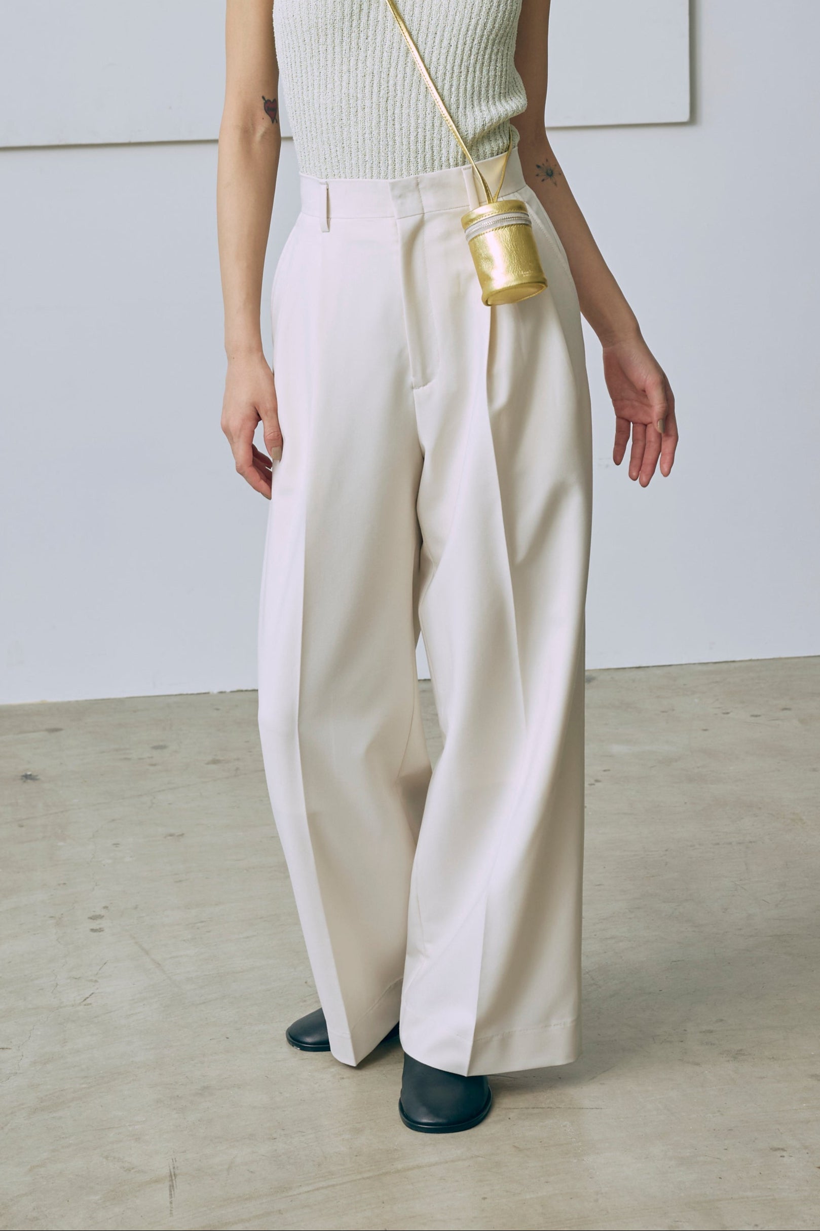 着用カラー:アイボリー 着用サイズ:1 モデル身長:171cm