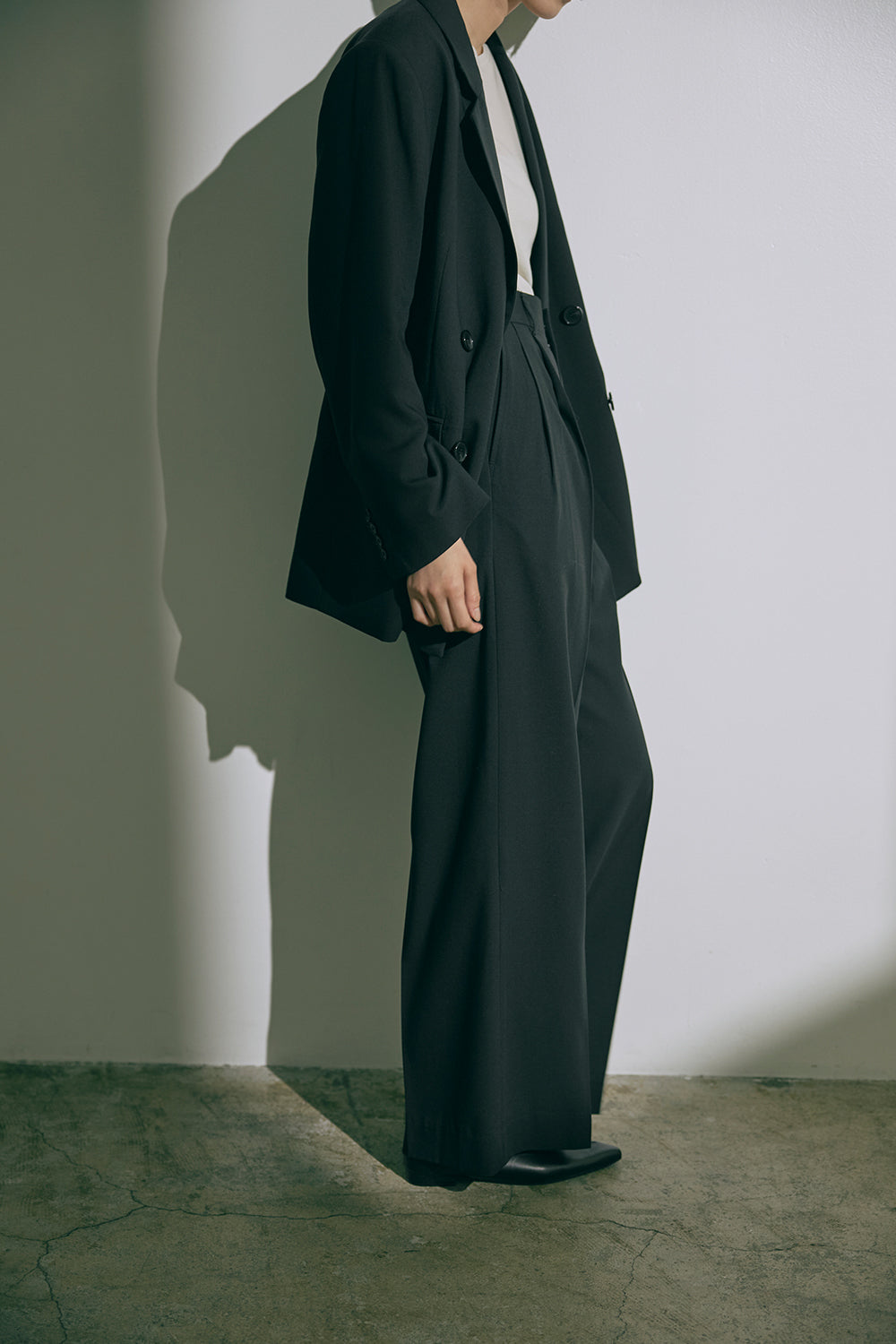 【Set Up】Semi-Wide Trousers