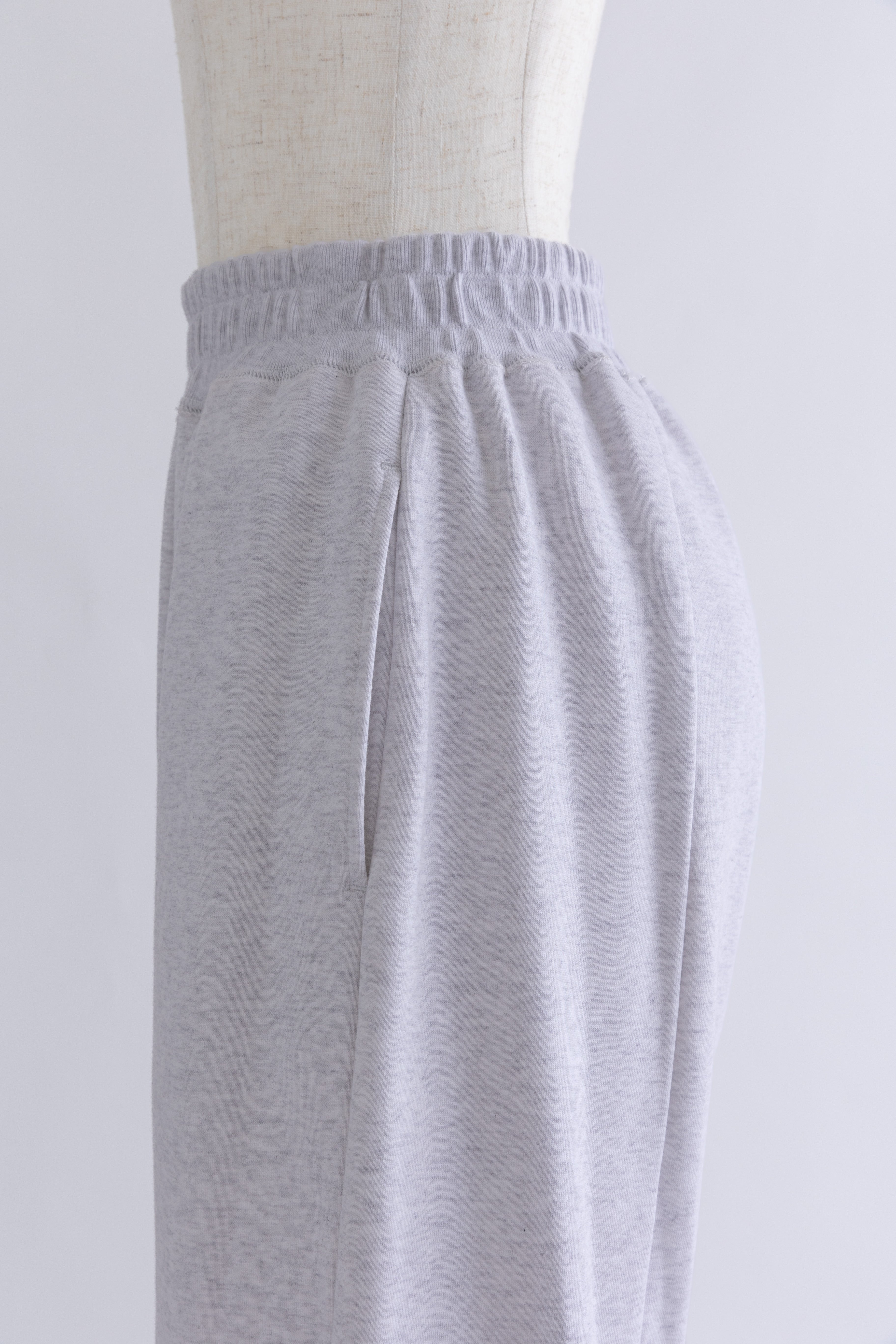 【Set Up】Slit Sweat Pants