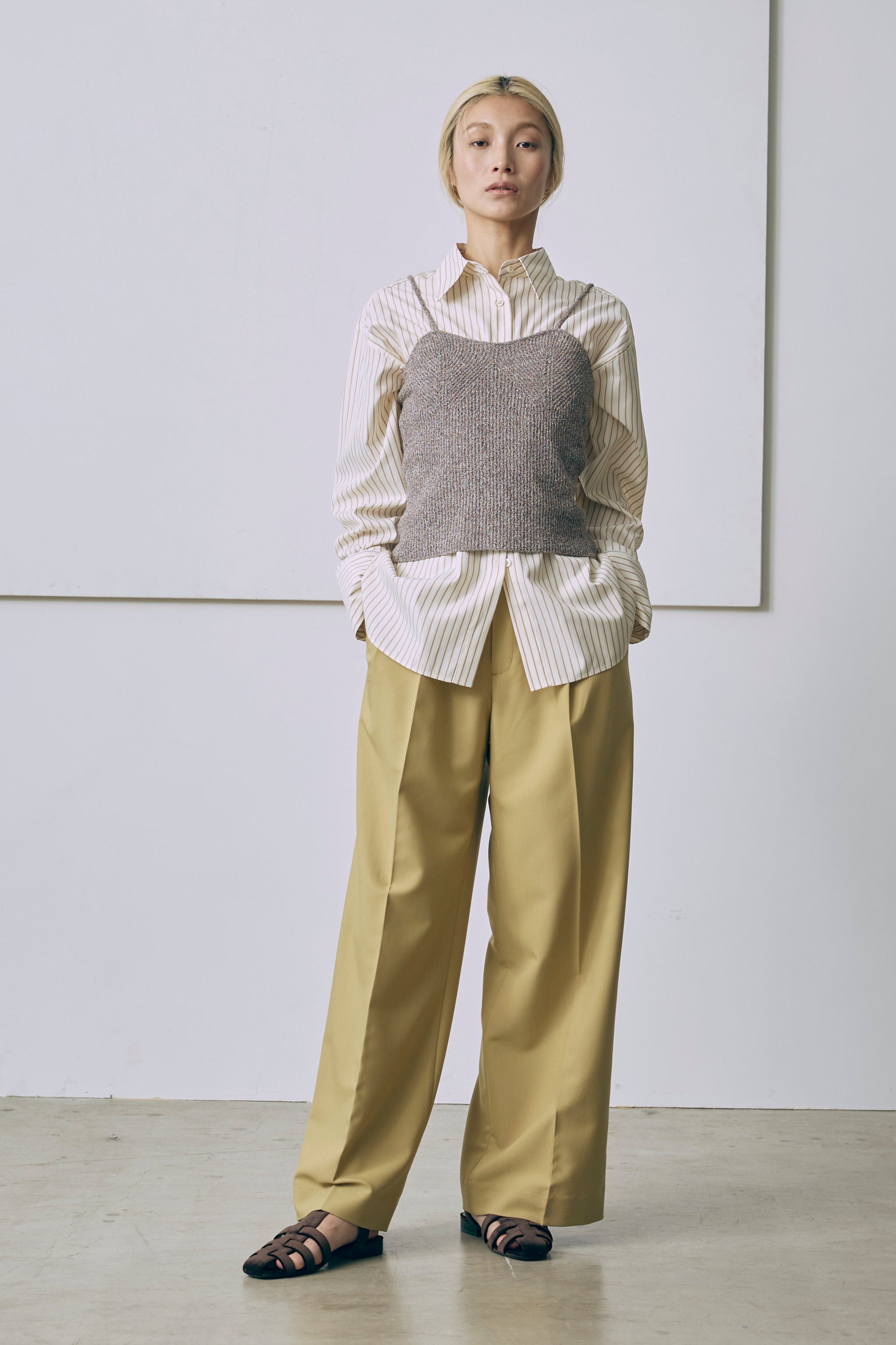 着用カラー:ブラウン モデル身長:171cm