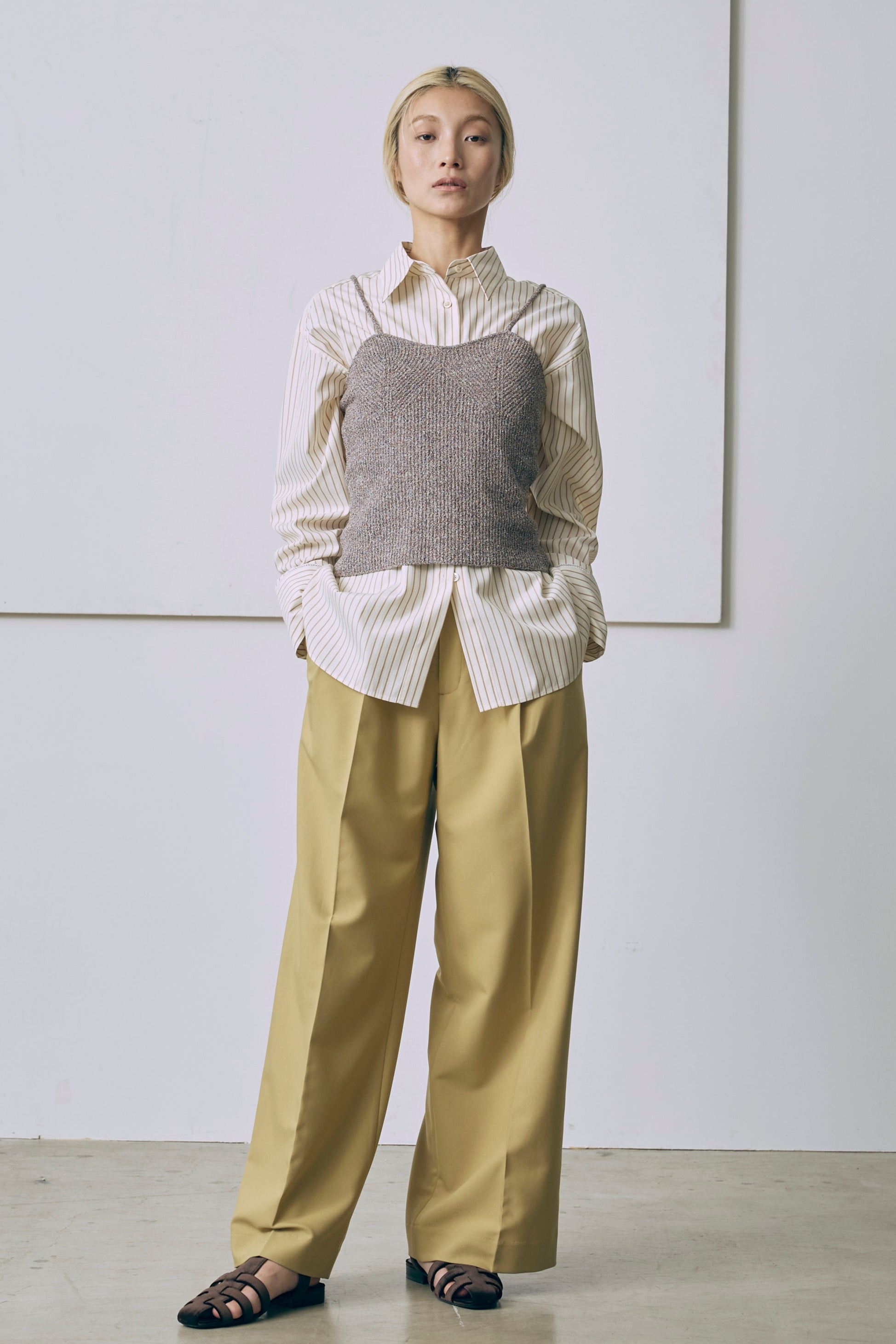 着用カラー:ベージュ モデル身長:171cm