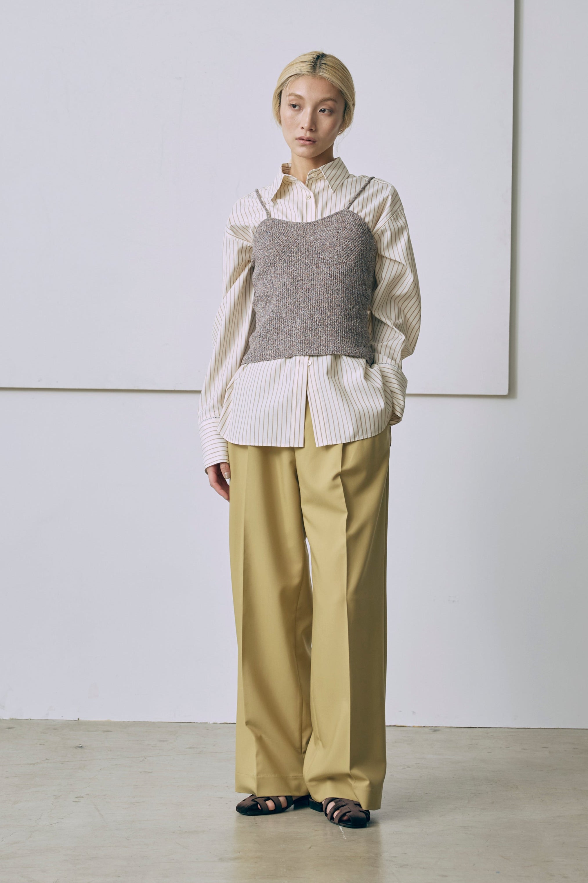 着用カラー:イエロー 着用サイズ:1 モデル身長:171cm