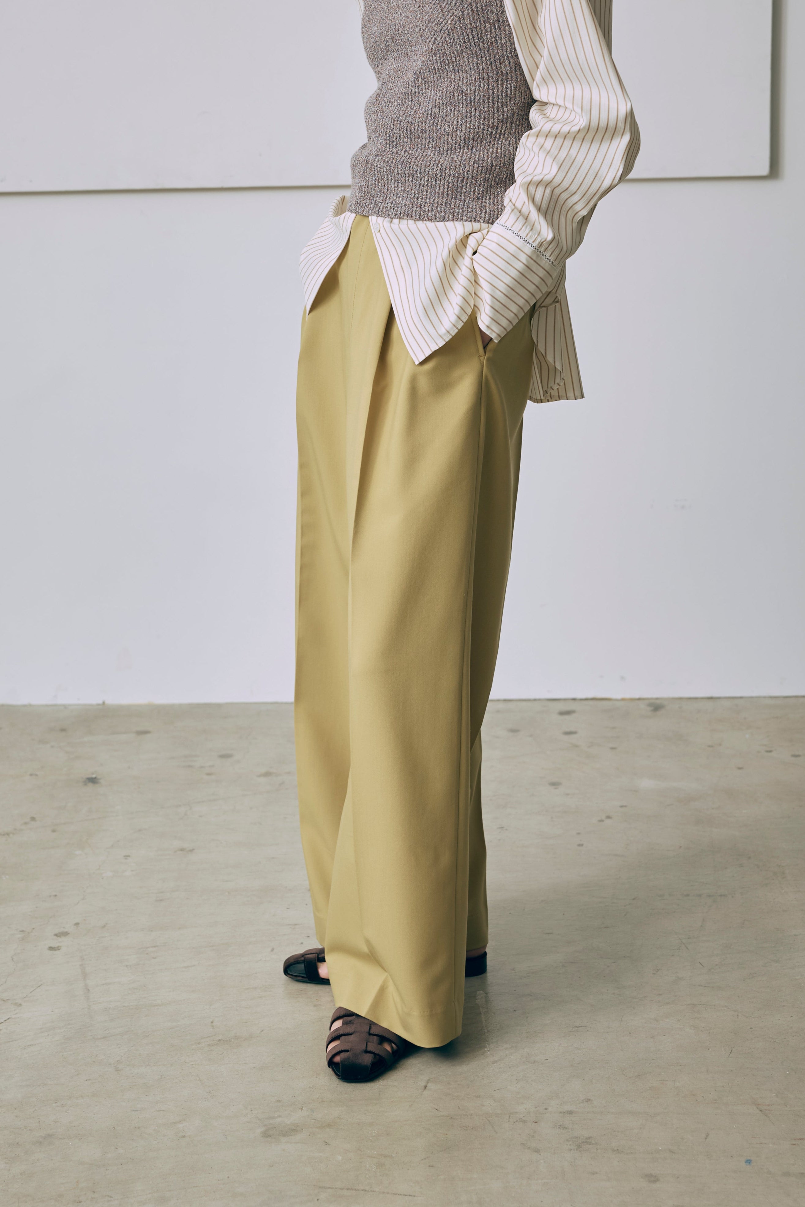 着用カラー:イエロー 着用サイズ:1 モデル身長:171cm