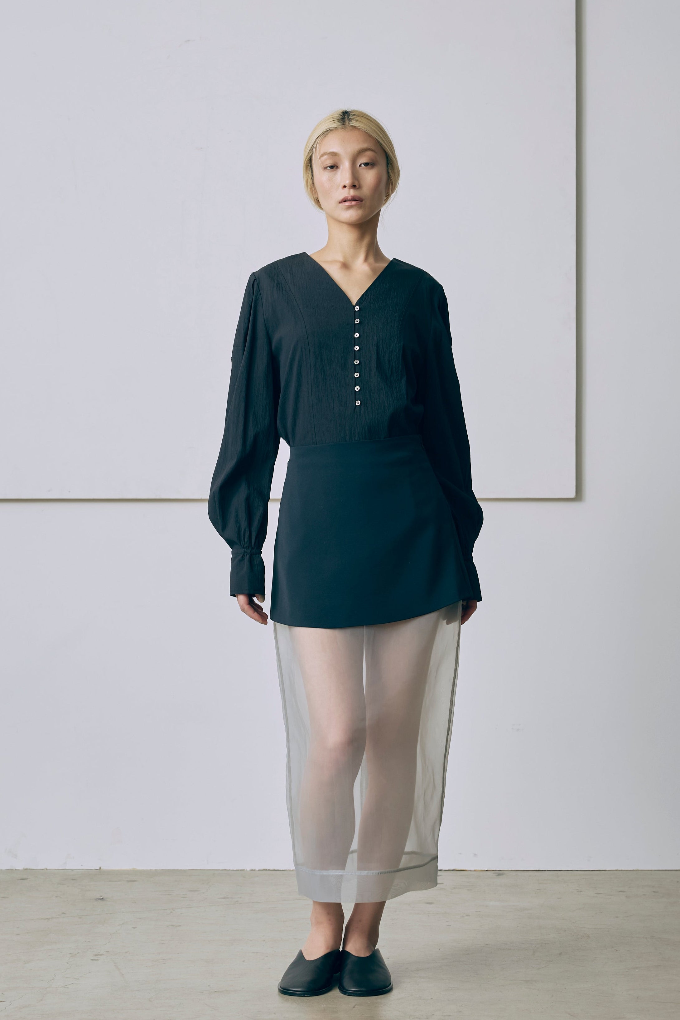 着用カラー:ネイビー モデル身長:171㎝