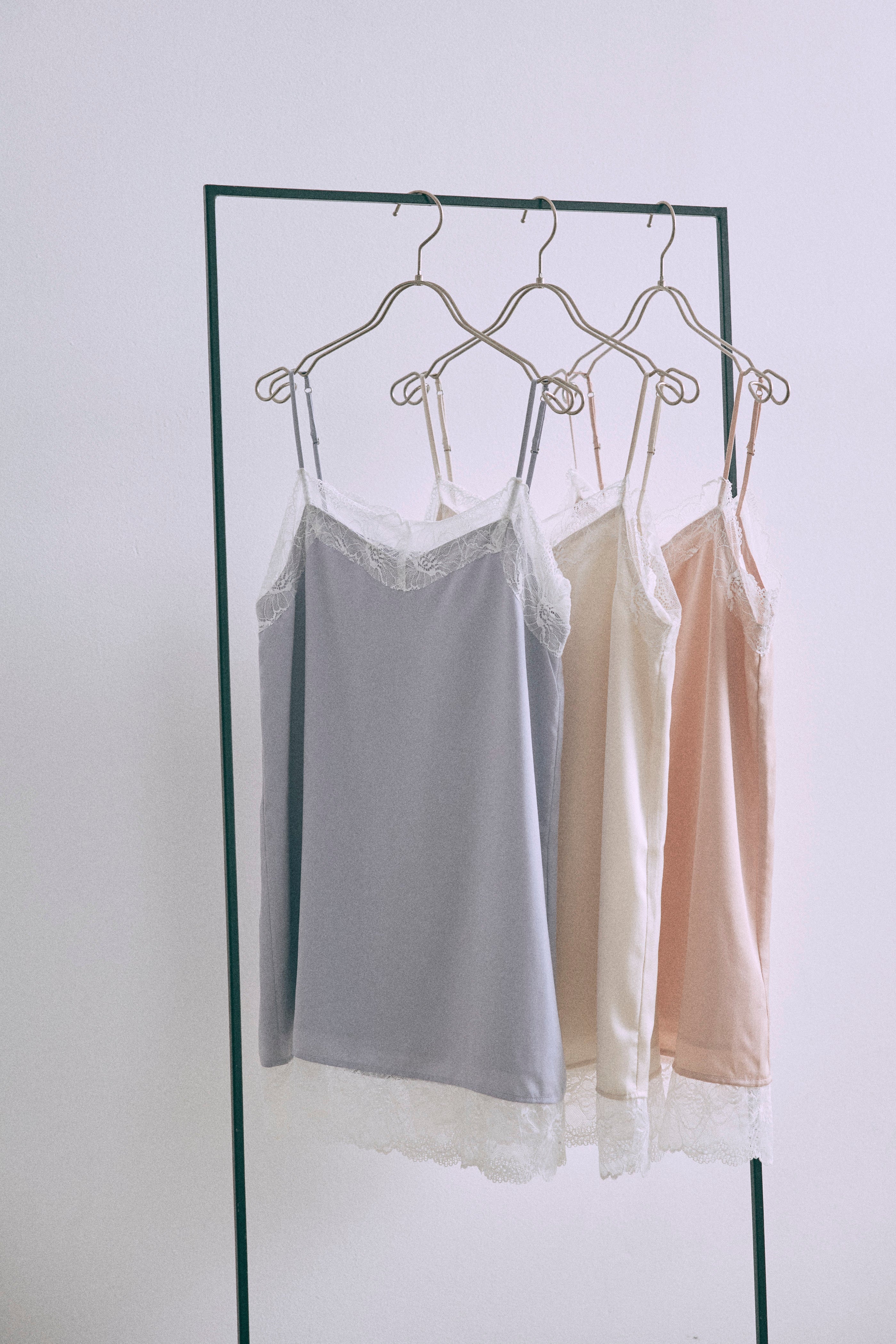 Silky Lace Cami Dress
