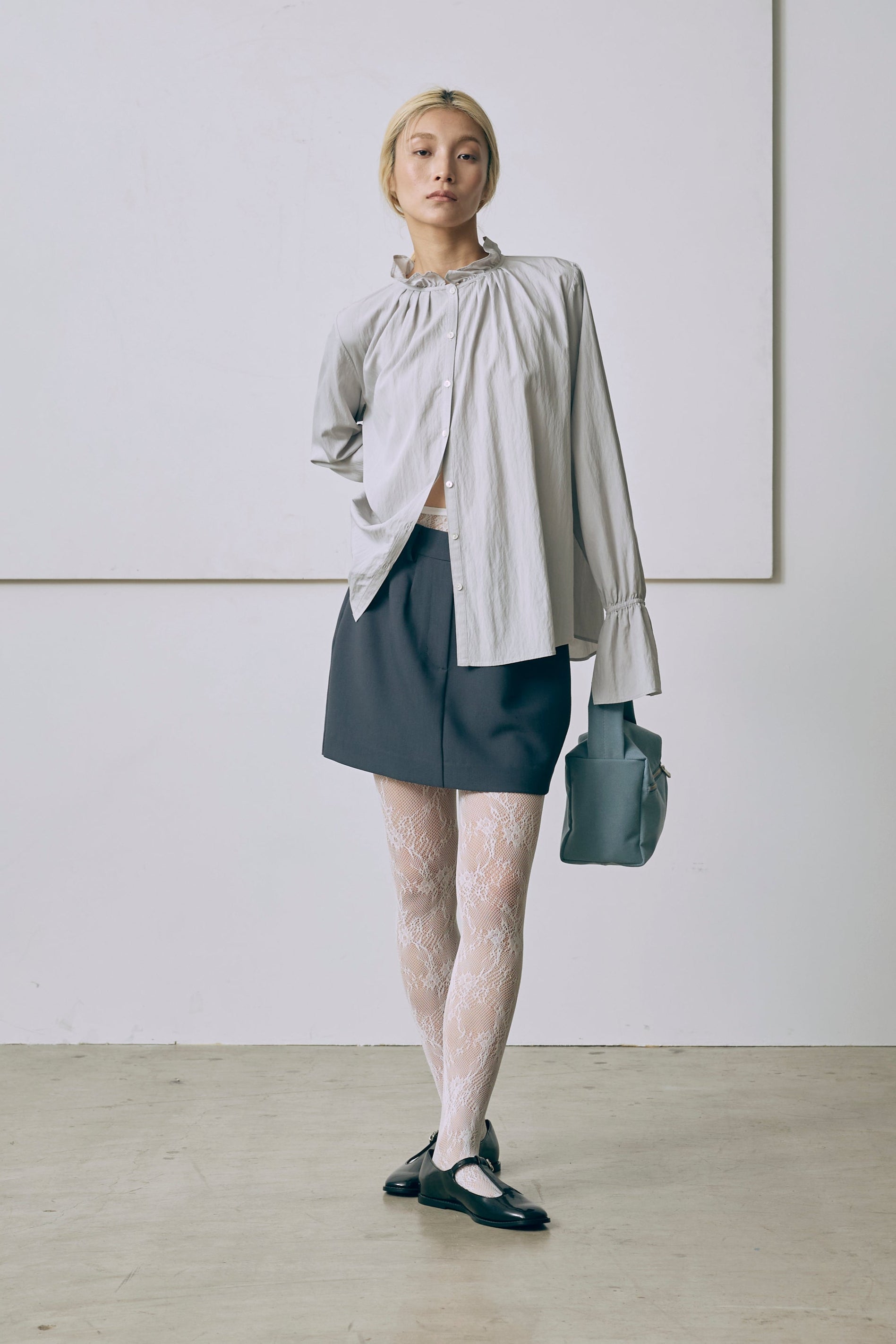 着用カラー:ライトグレー モデル身長:171cm