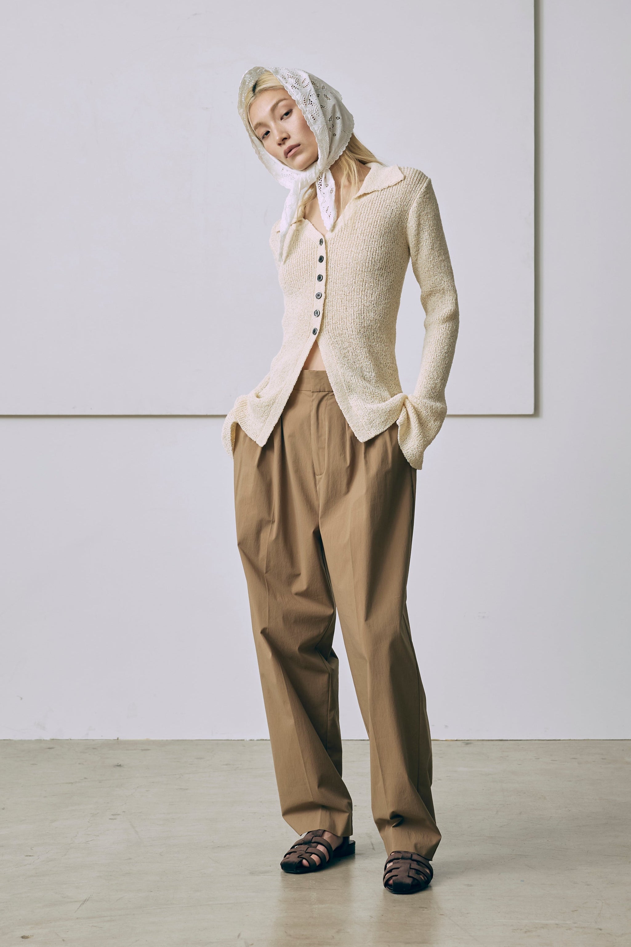 着用カラー:アイボリー モデル身長:171cm