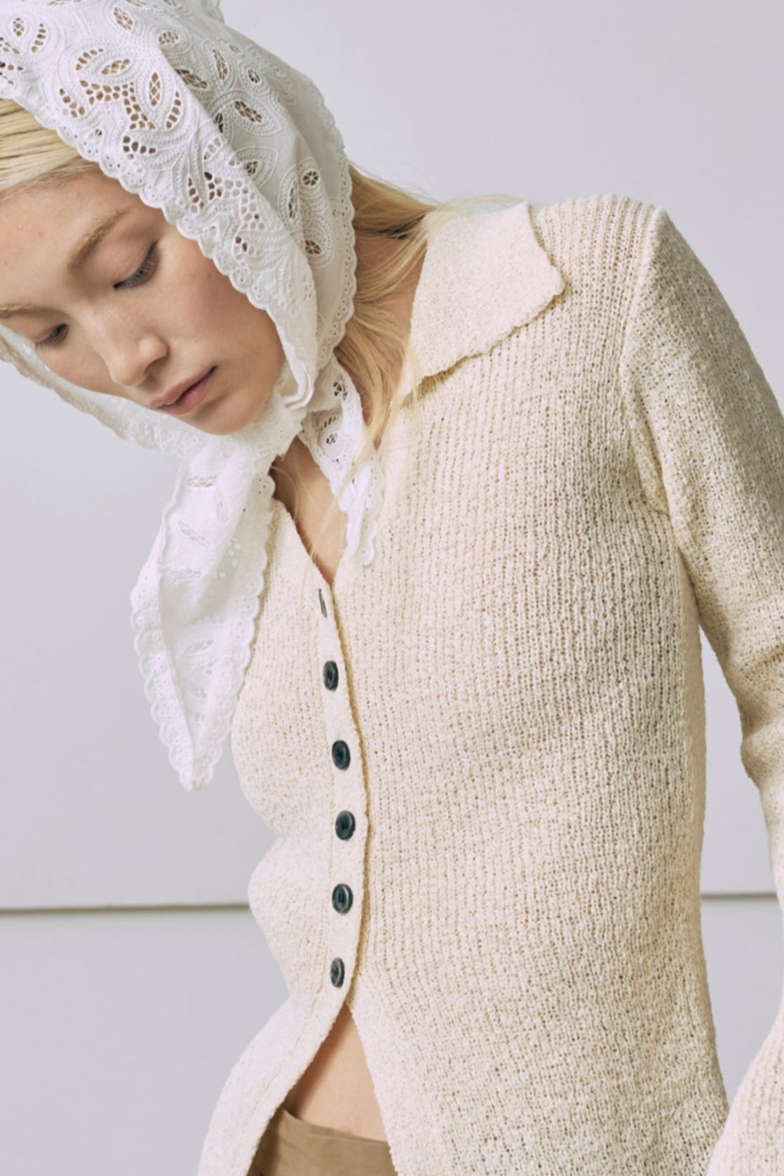 着用カラー:アイボリー モデル身長:171cm