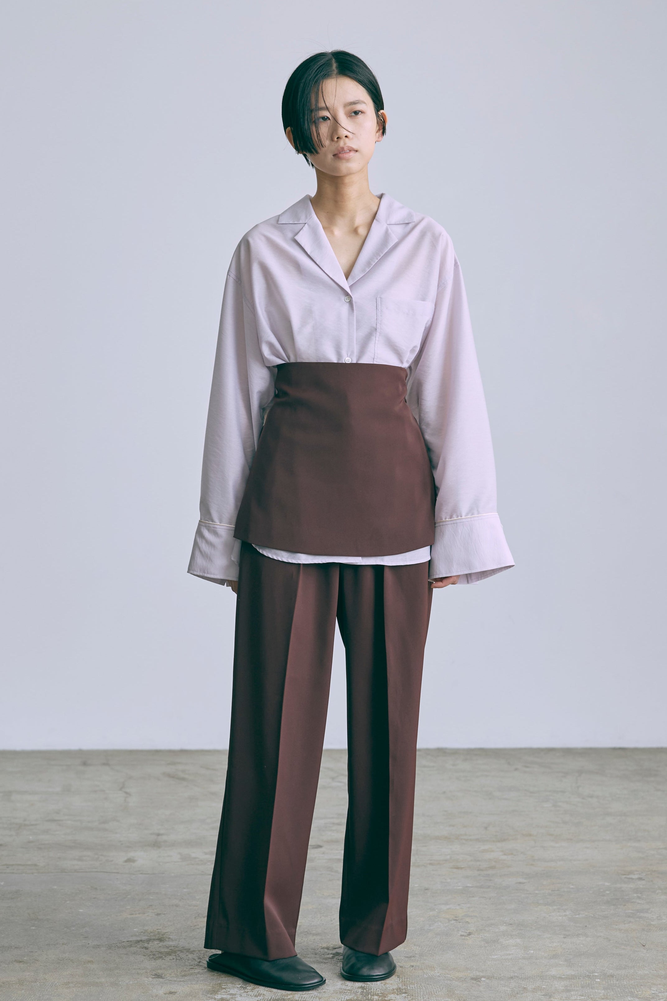 着用カラー:ラベンダー モデル身長:170cm