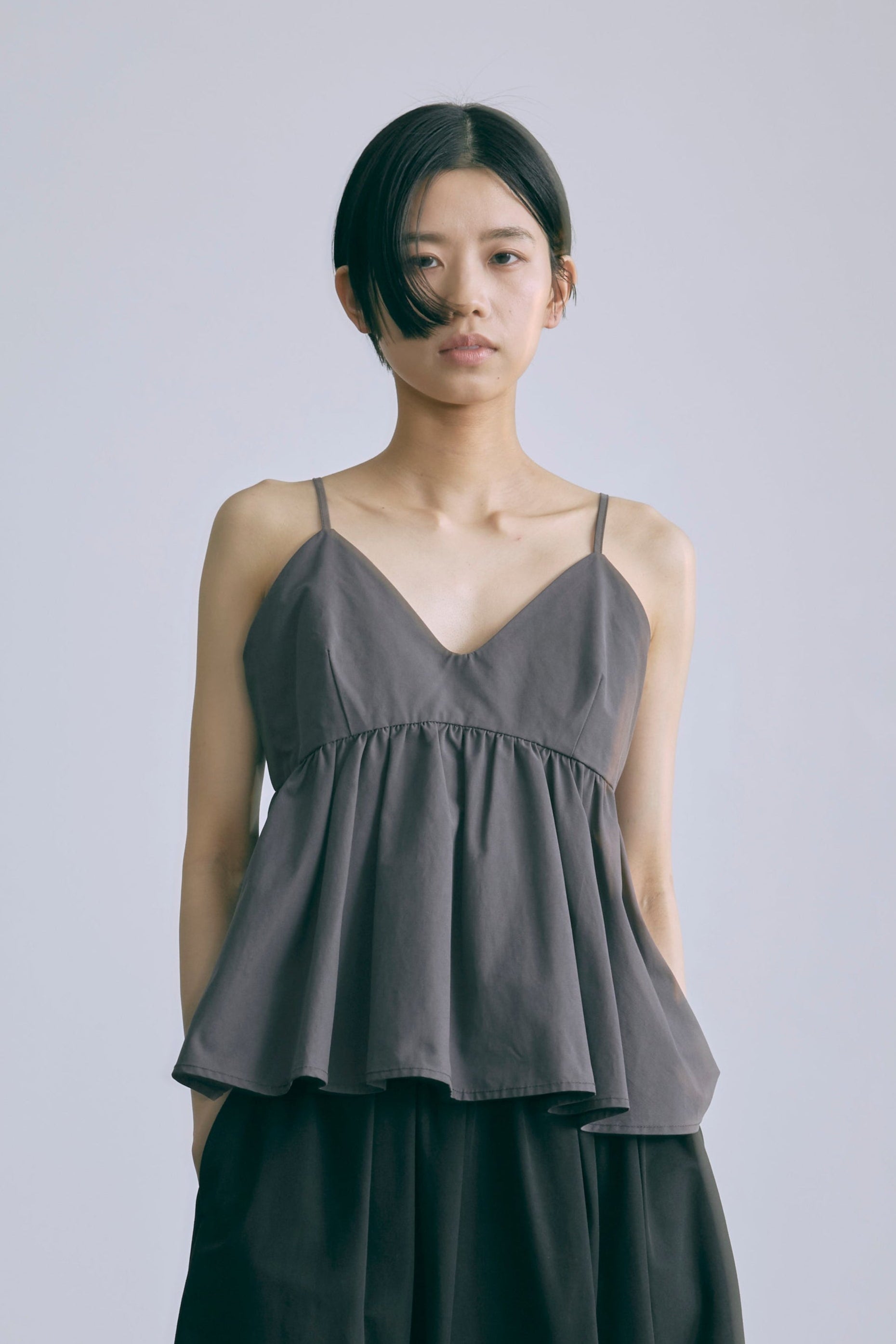 Gathered Layered Camisole
