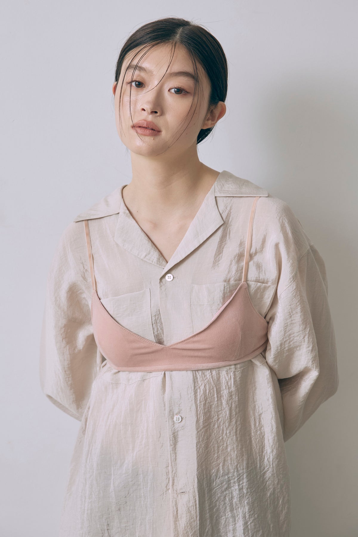 Velor Healthy Bra Top ピンク size:F model:171cm YUUMIKO