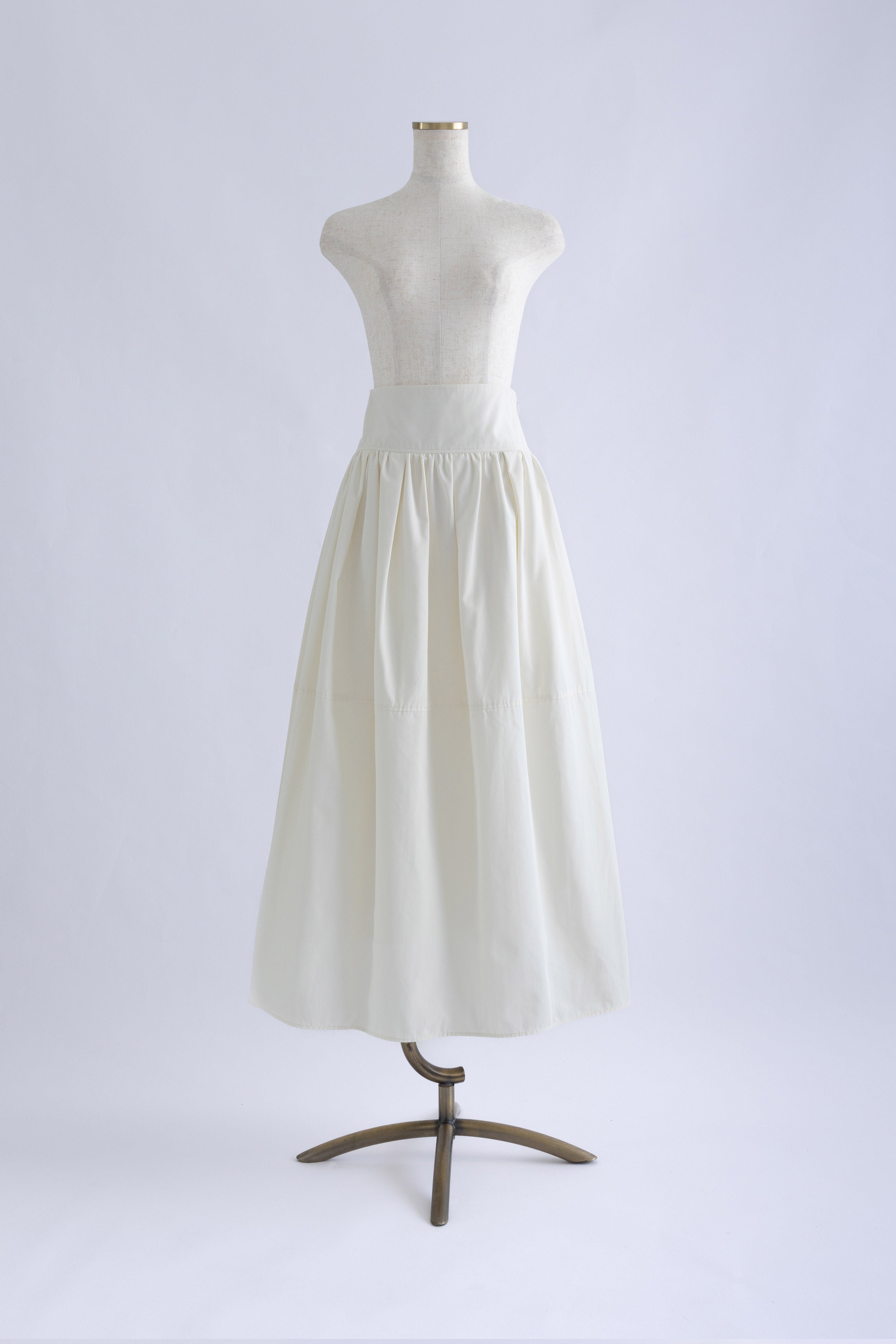 Cocoon Silhouette Skirt オフホワイト