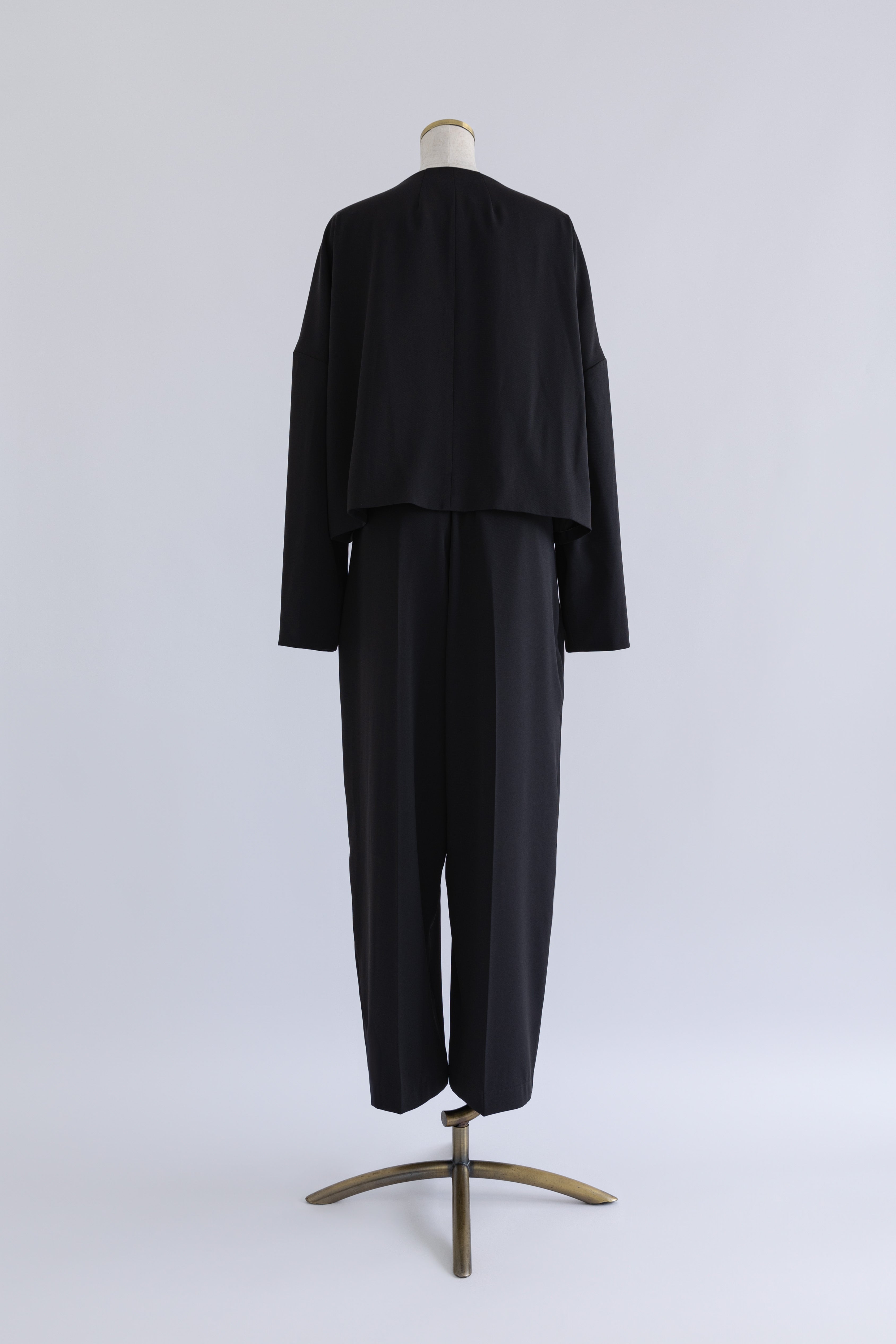 Dropped Shoulder Soft Jacket Set Up
