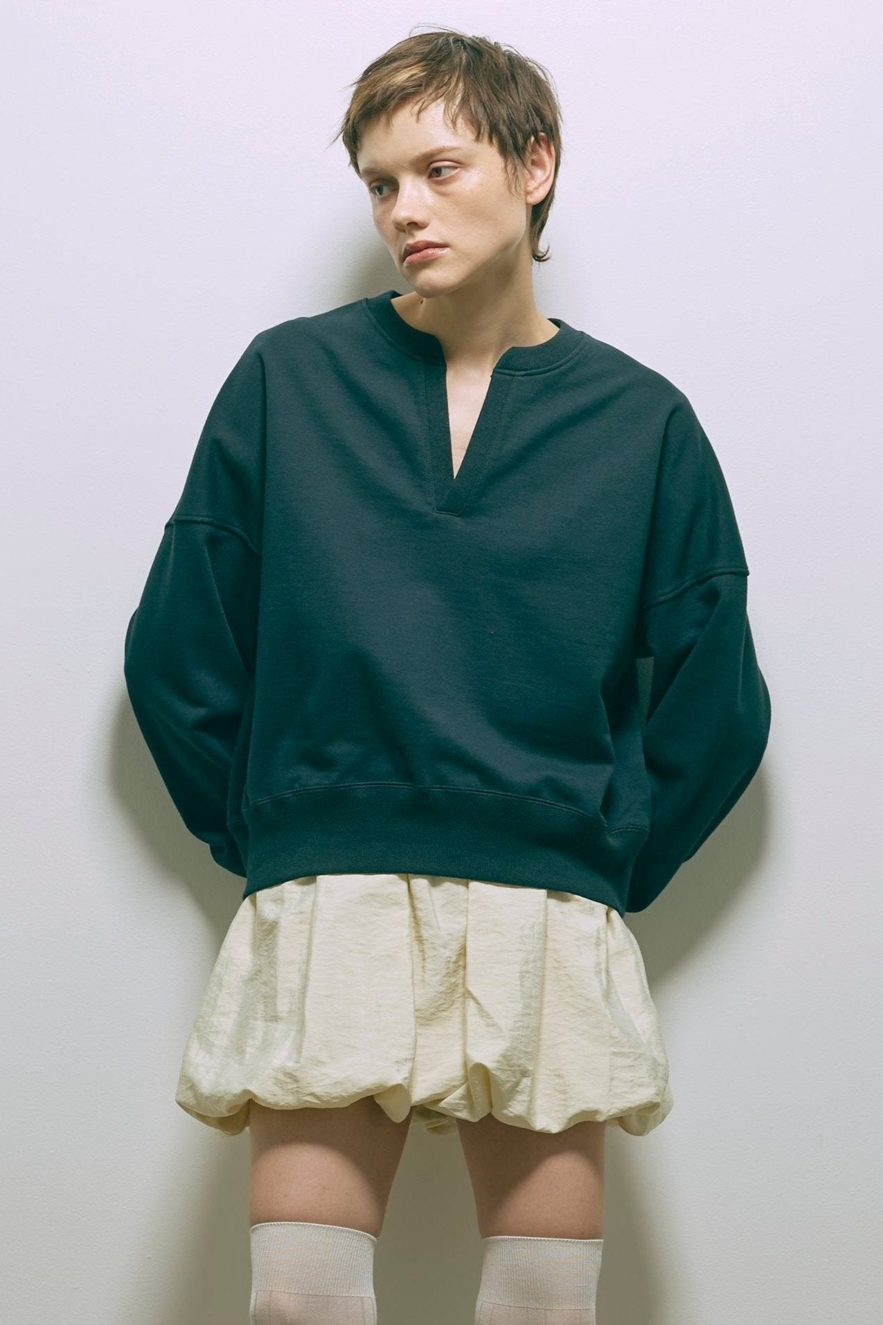 【Set Up】Key Neck Sweat Pullover