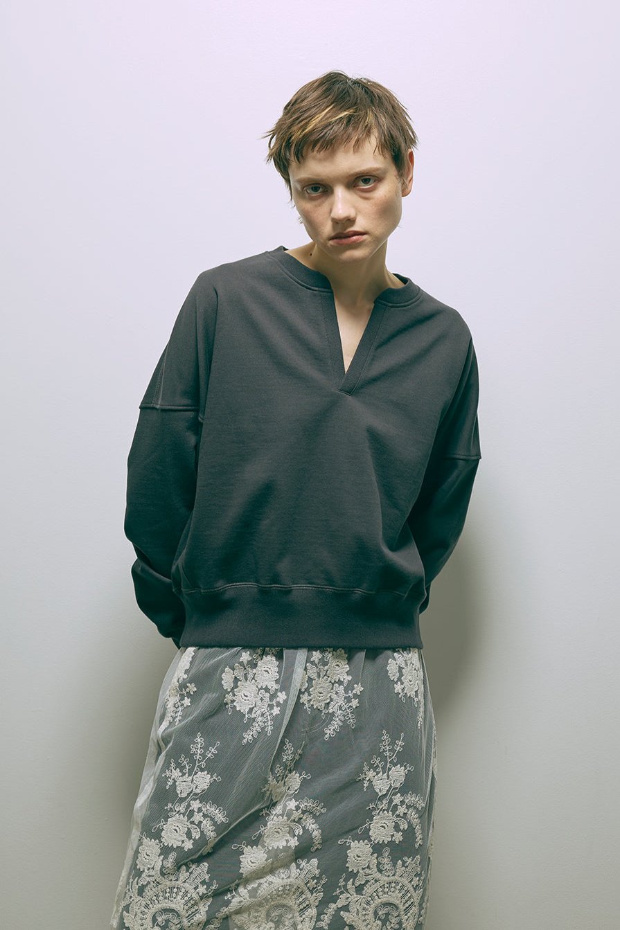 【Set Up】Key Neck Sweat Pullover