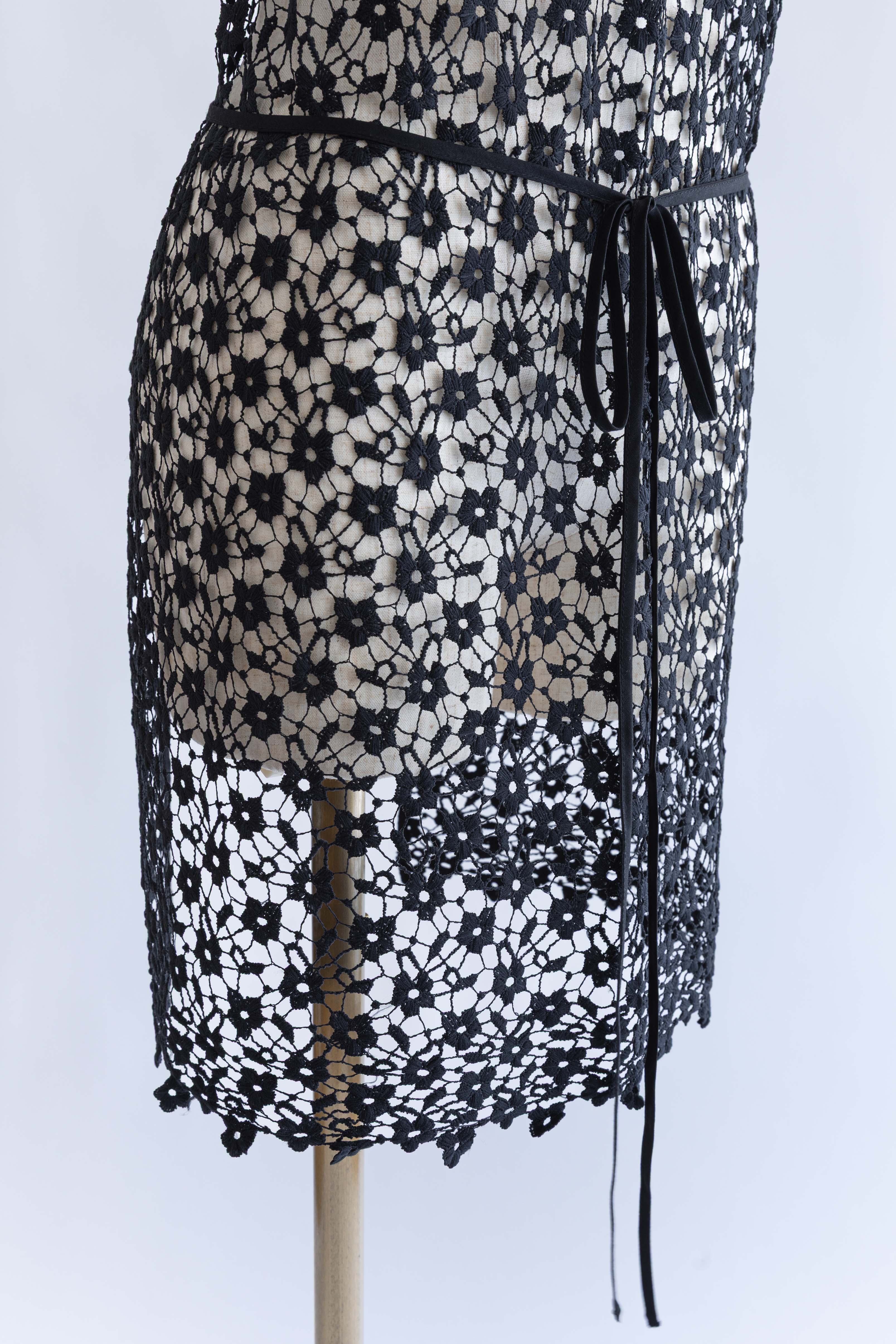 Flower Lace Apron Dress