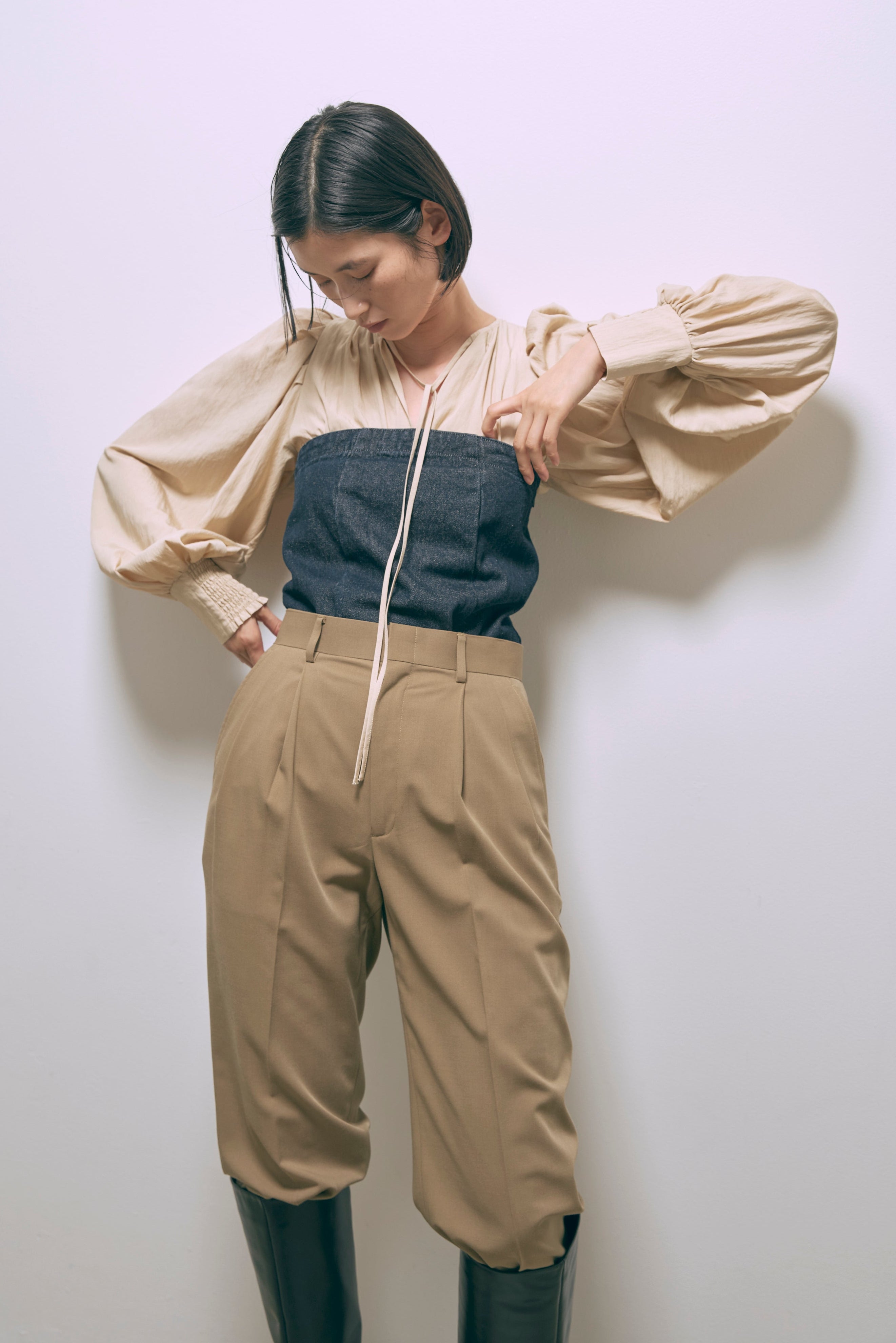【Set Up】Tapered Trousers