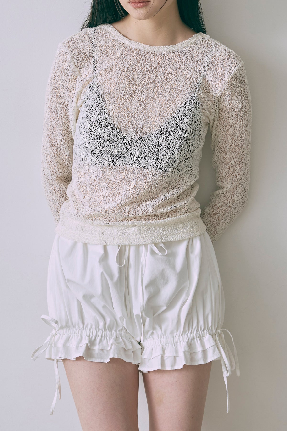 Frill Hem Bloomers オフホワイト size:F model:171cm YUUMIKO