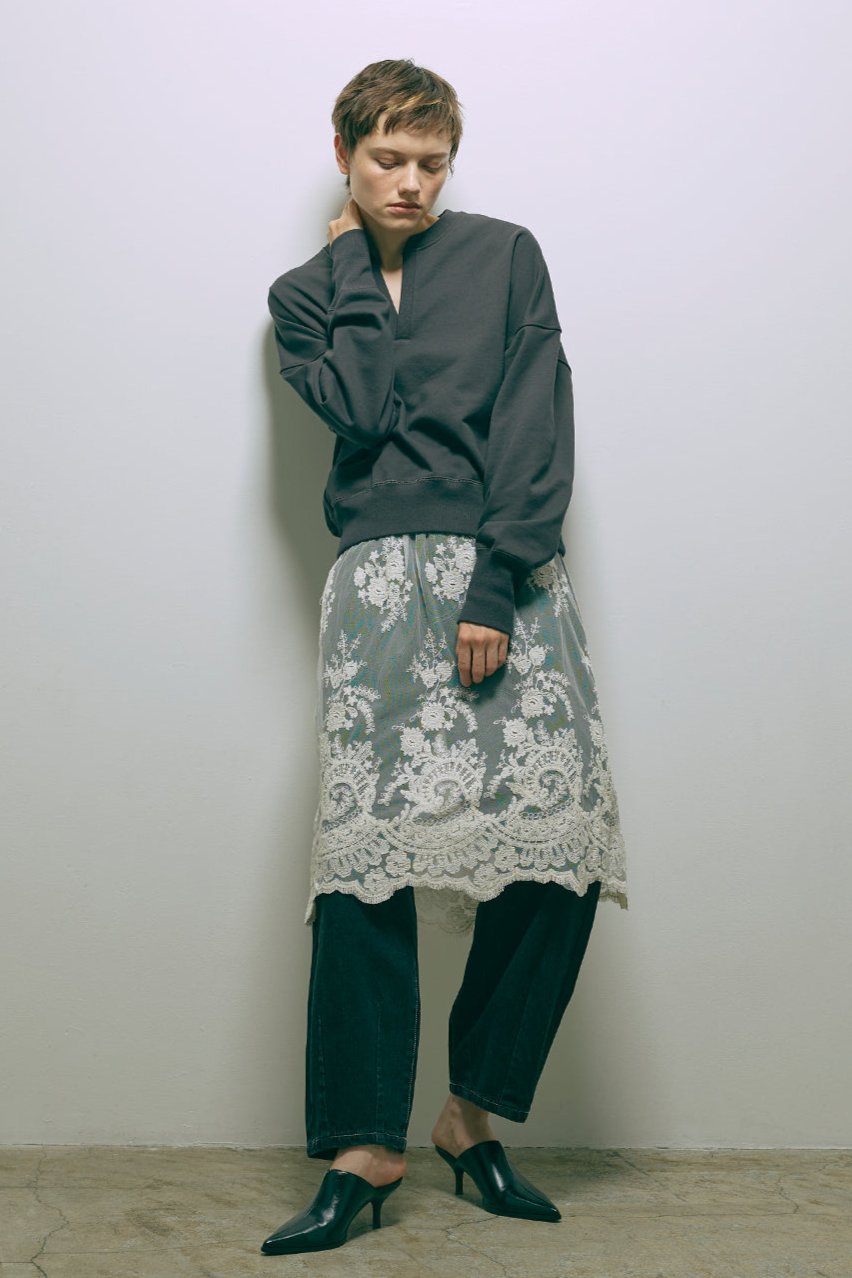 【Set Up】Key Neck Sweat Pullover