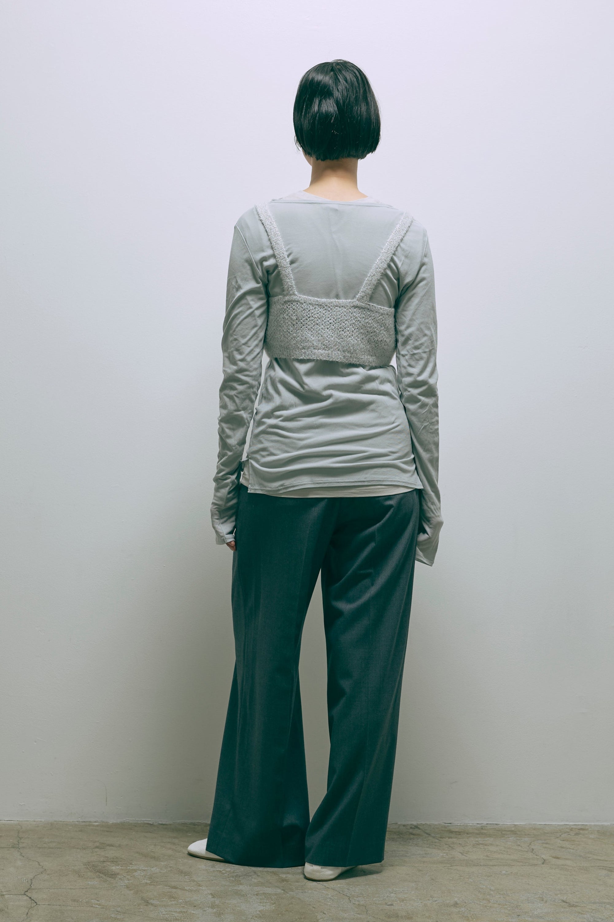 【Set Up】Semi-Wide Trousers