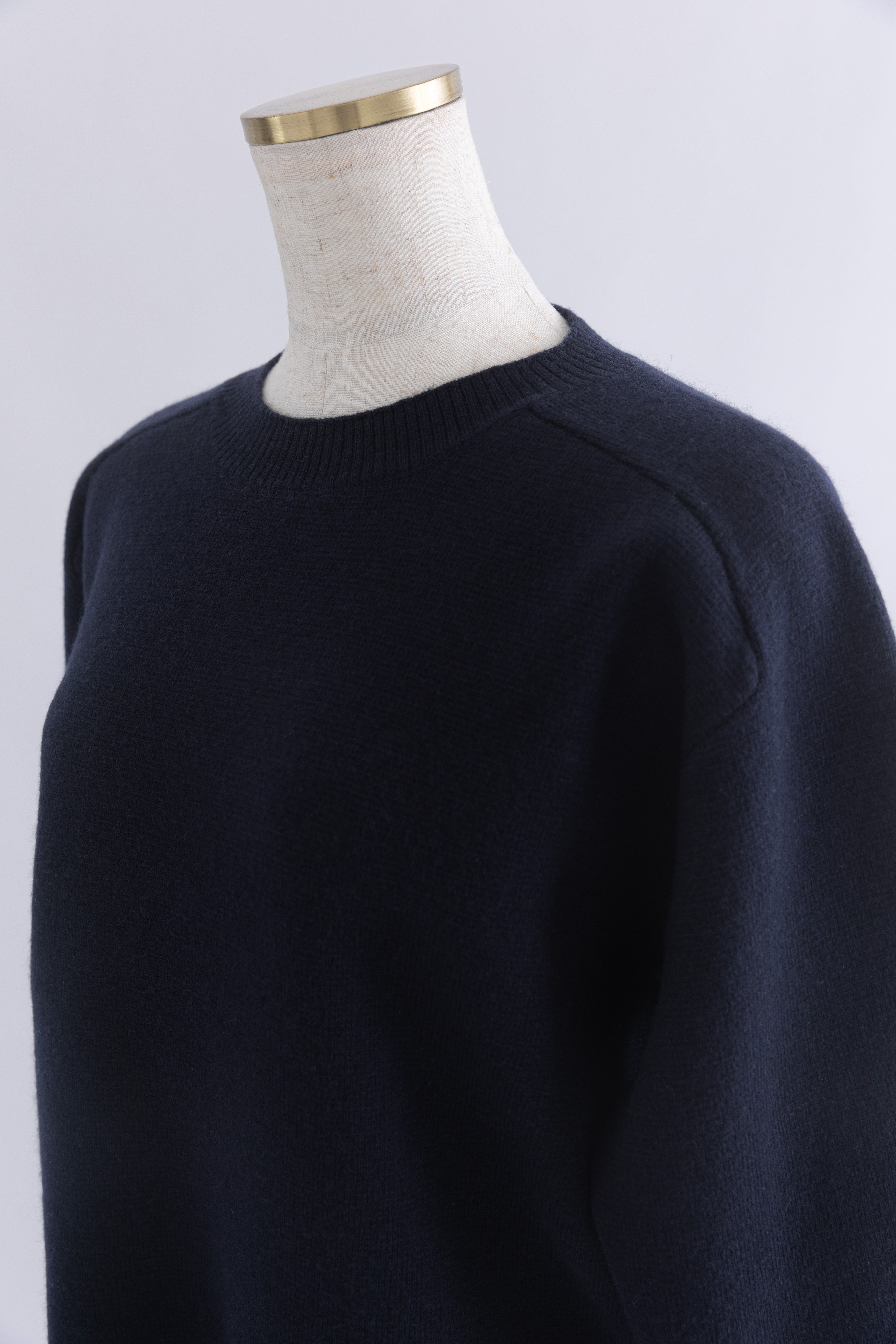 Crewneck Knit & Rib Knit Bustier Set