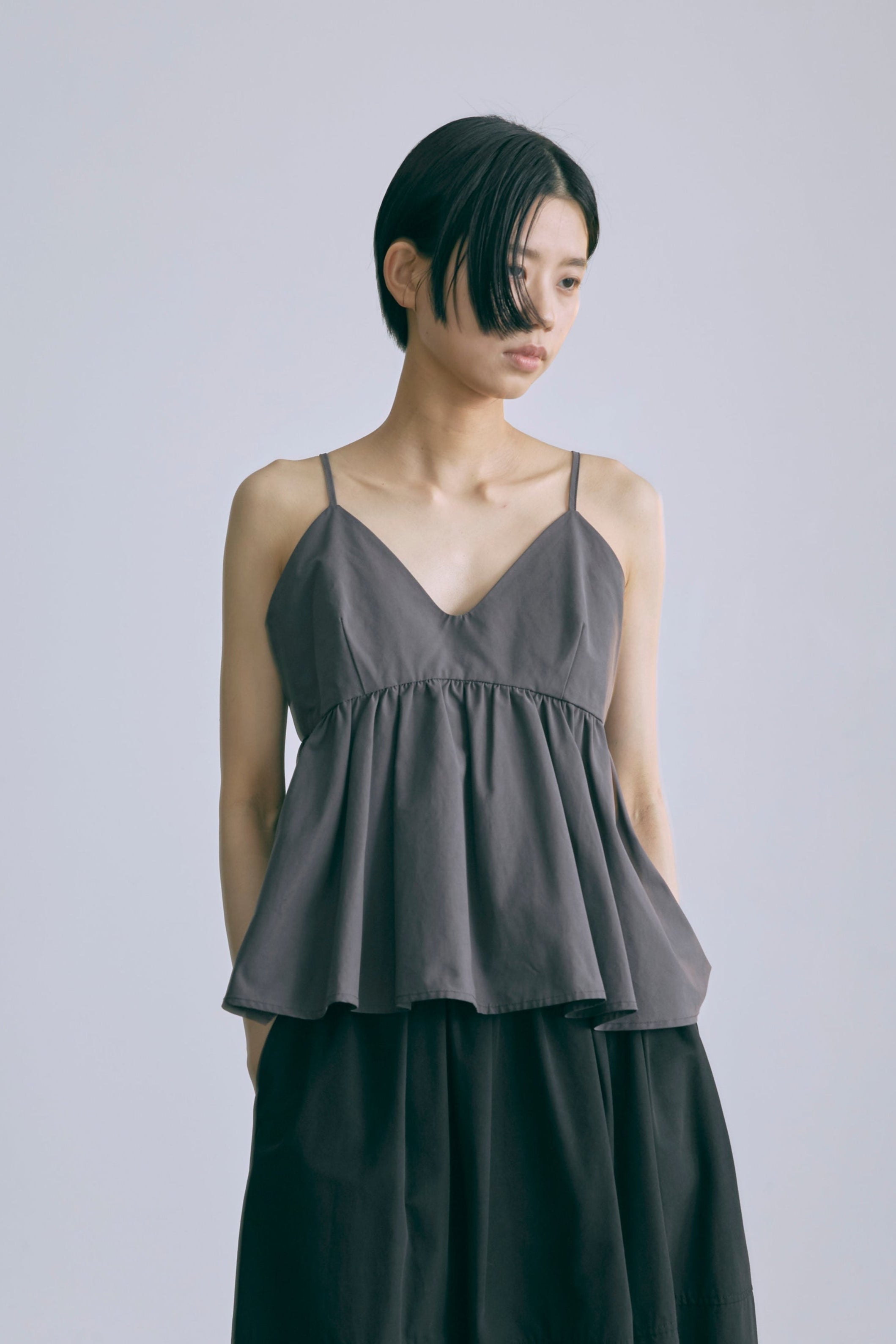 Gathered Layered Camisole