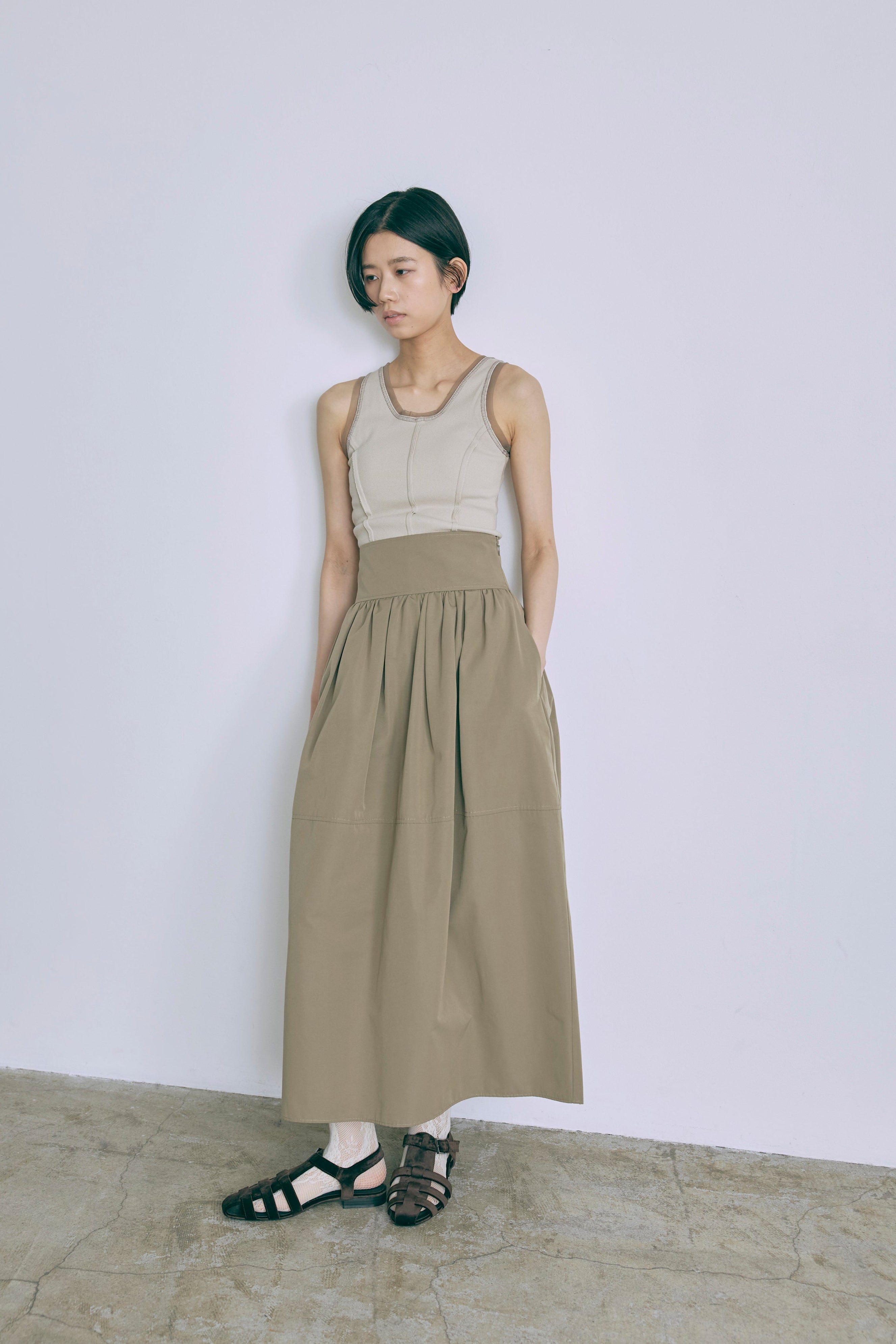 Cocoon Silhouette Skirt