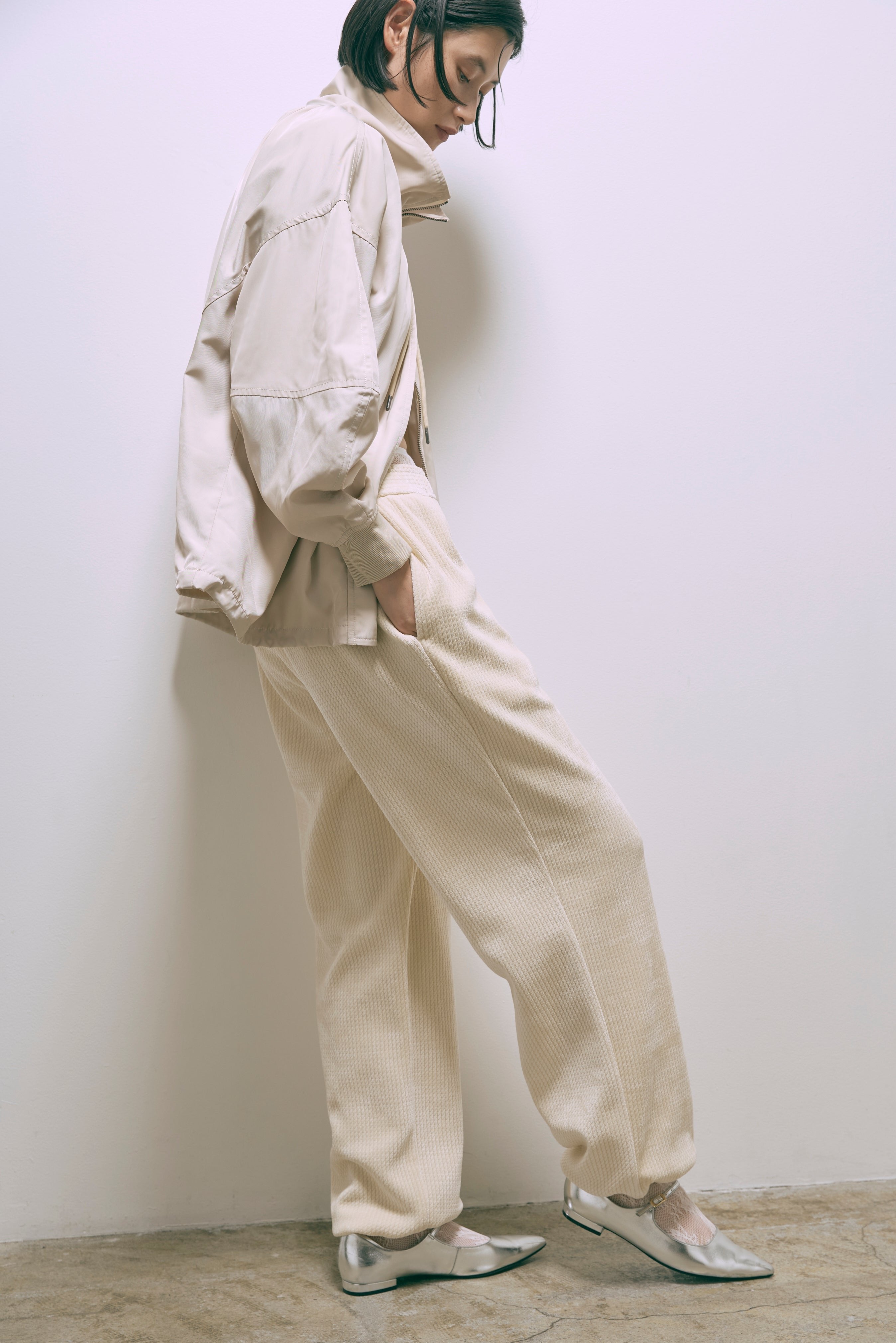 Textured Easy Pants