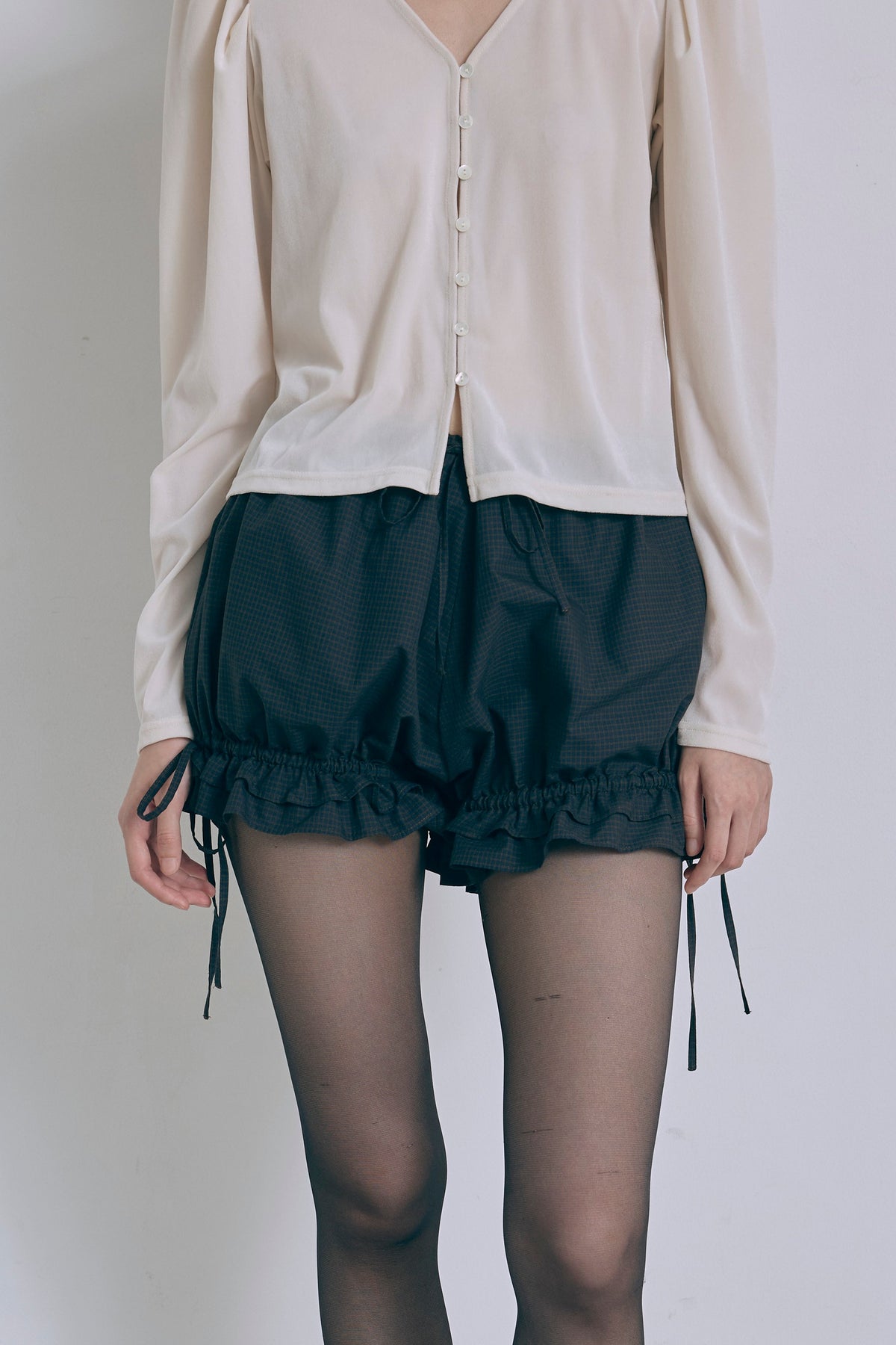 Frill Hem Bloomers ブラウン size:F model:175cm SENPING
