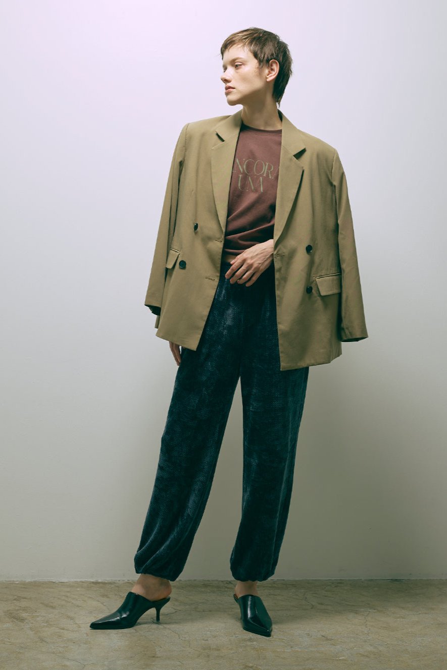 Textured Easy Pants