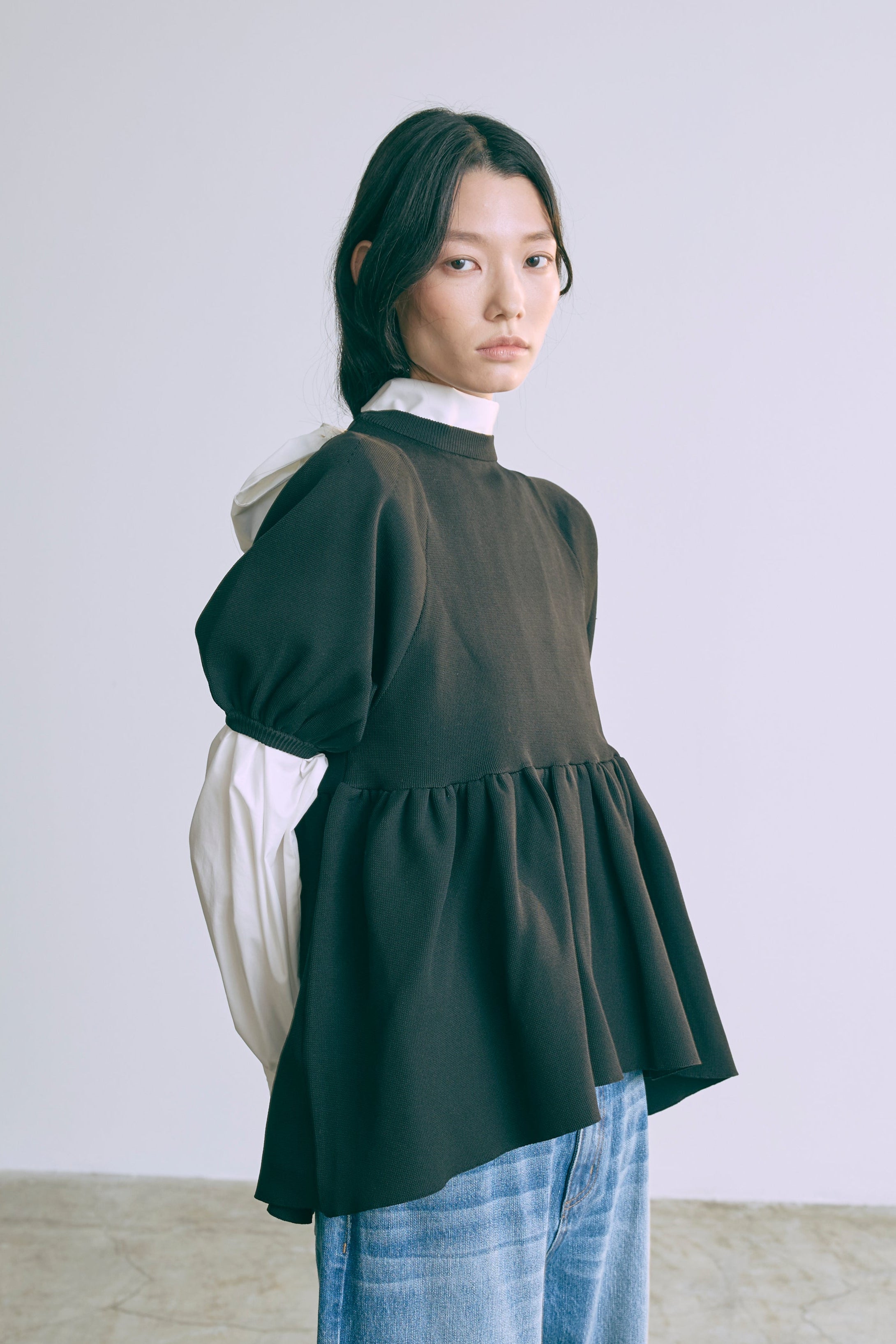 着用カラー:ブラック　モデル身長:174cm