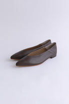 2way Pointed Toe Flat Shoes ダークブラウン