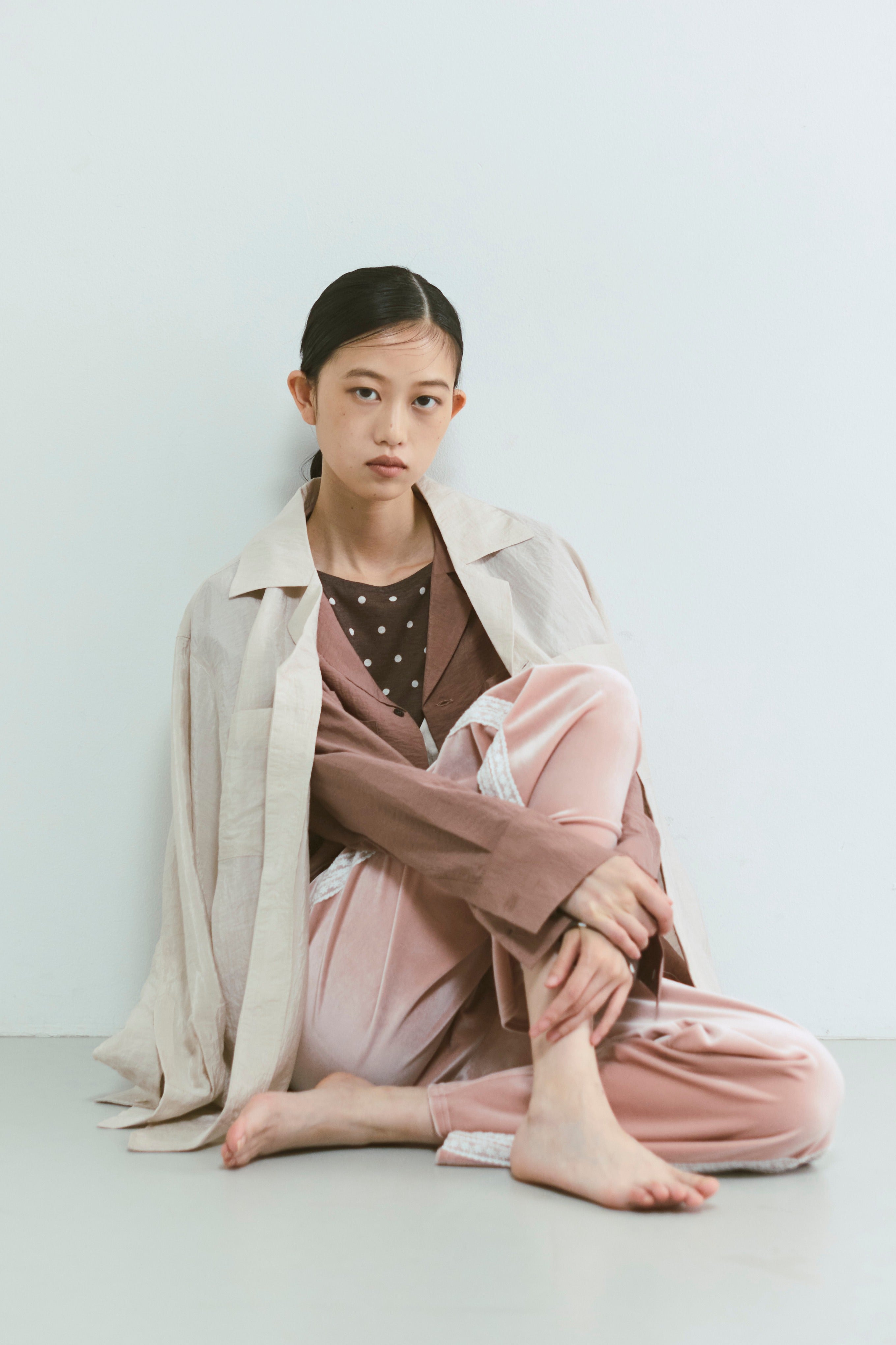 Silk-Like Oversized Shirt