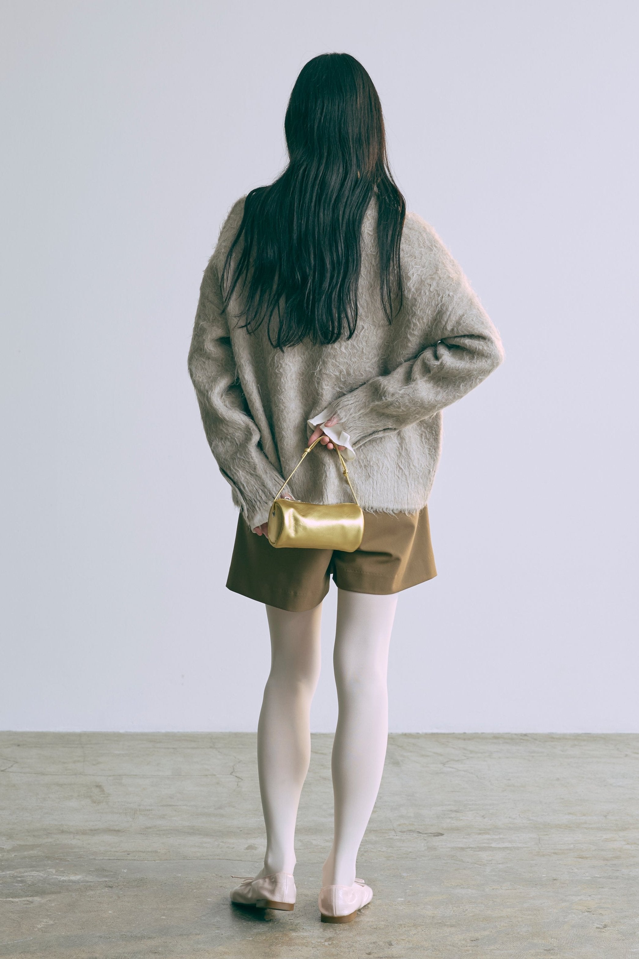 Brashed Shaggy Cardigan