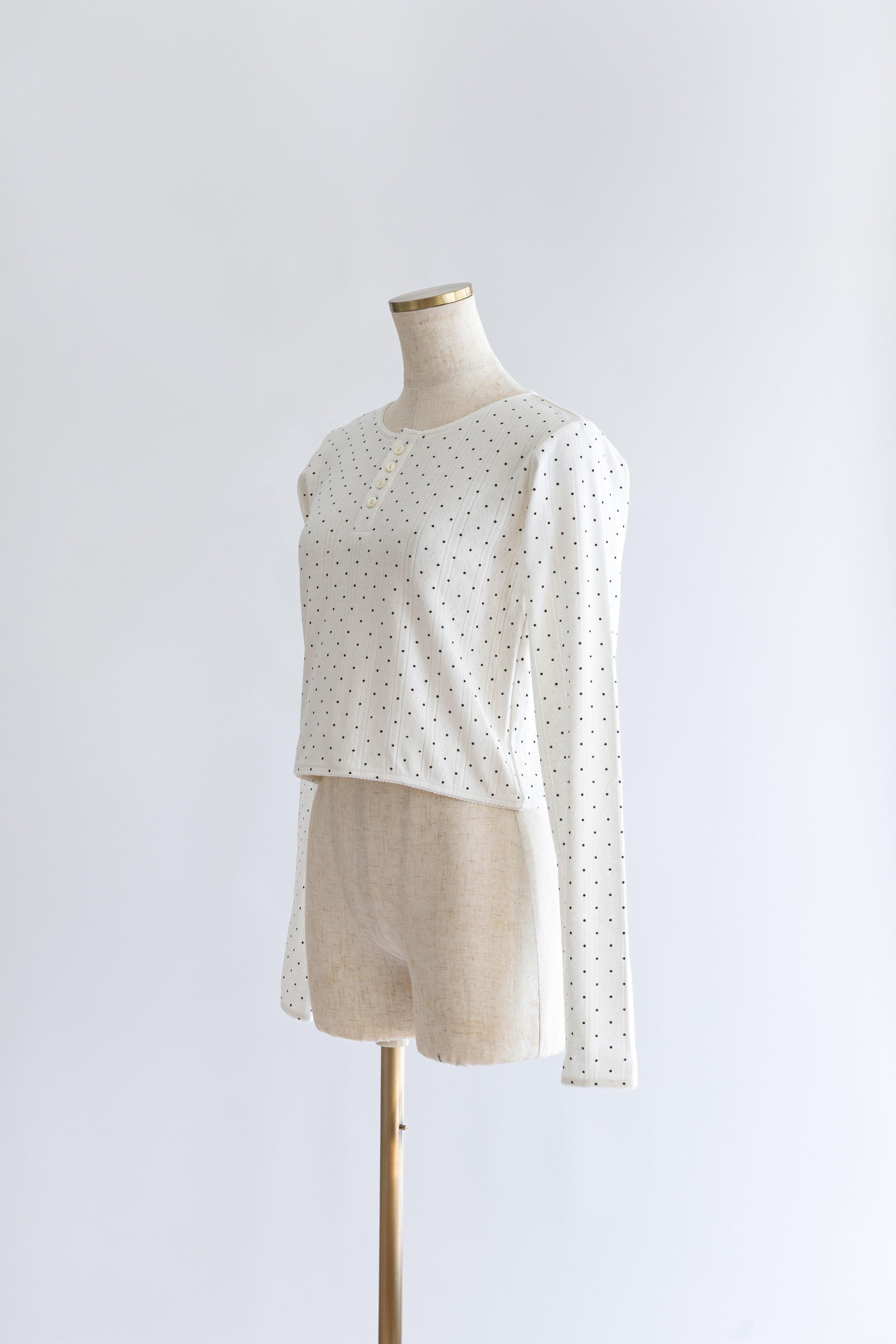 Powder Dot Henley