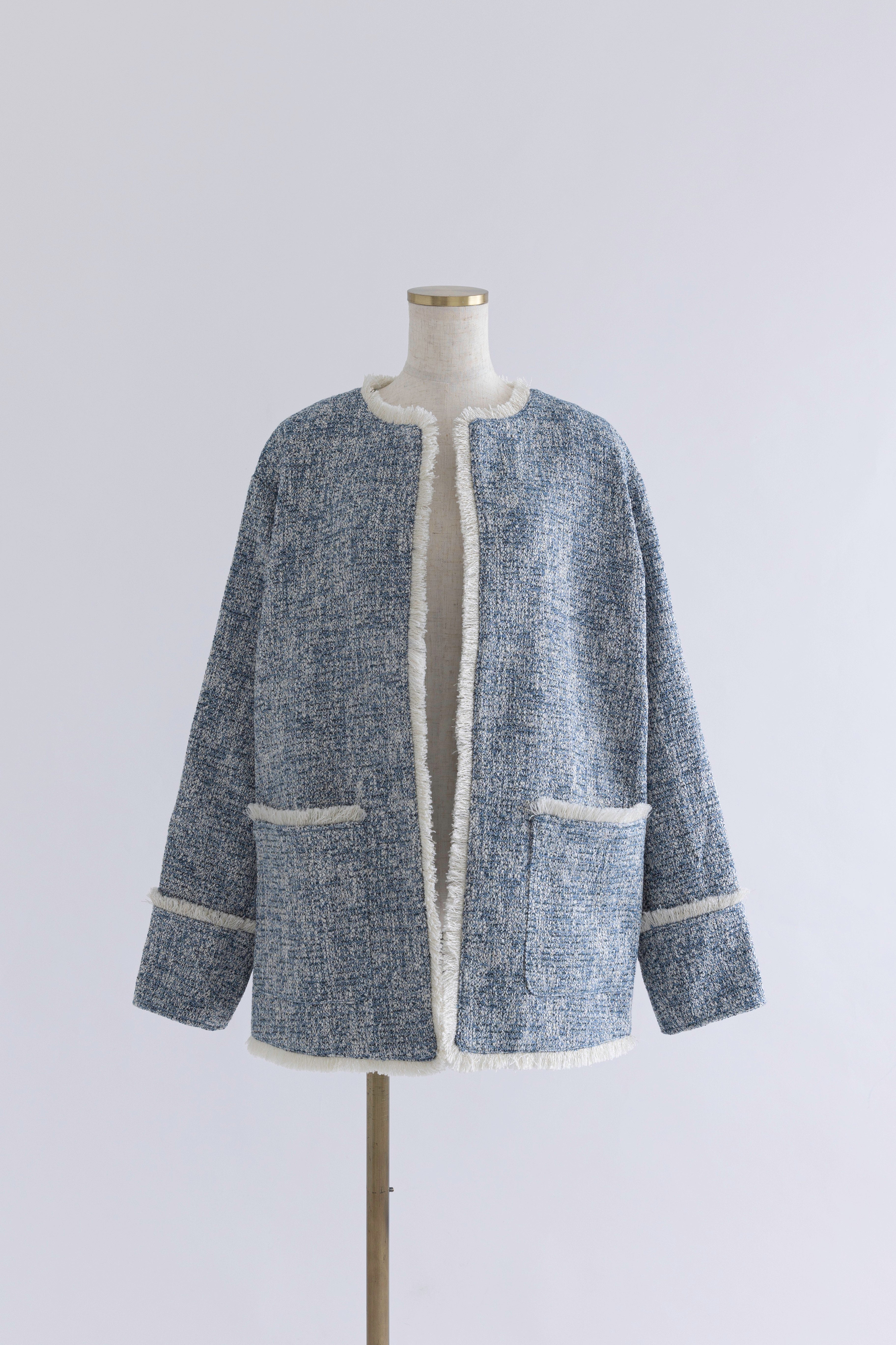 Set Up】Tweed Oversized Jacket – EN NEUME