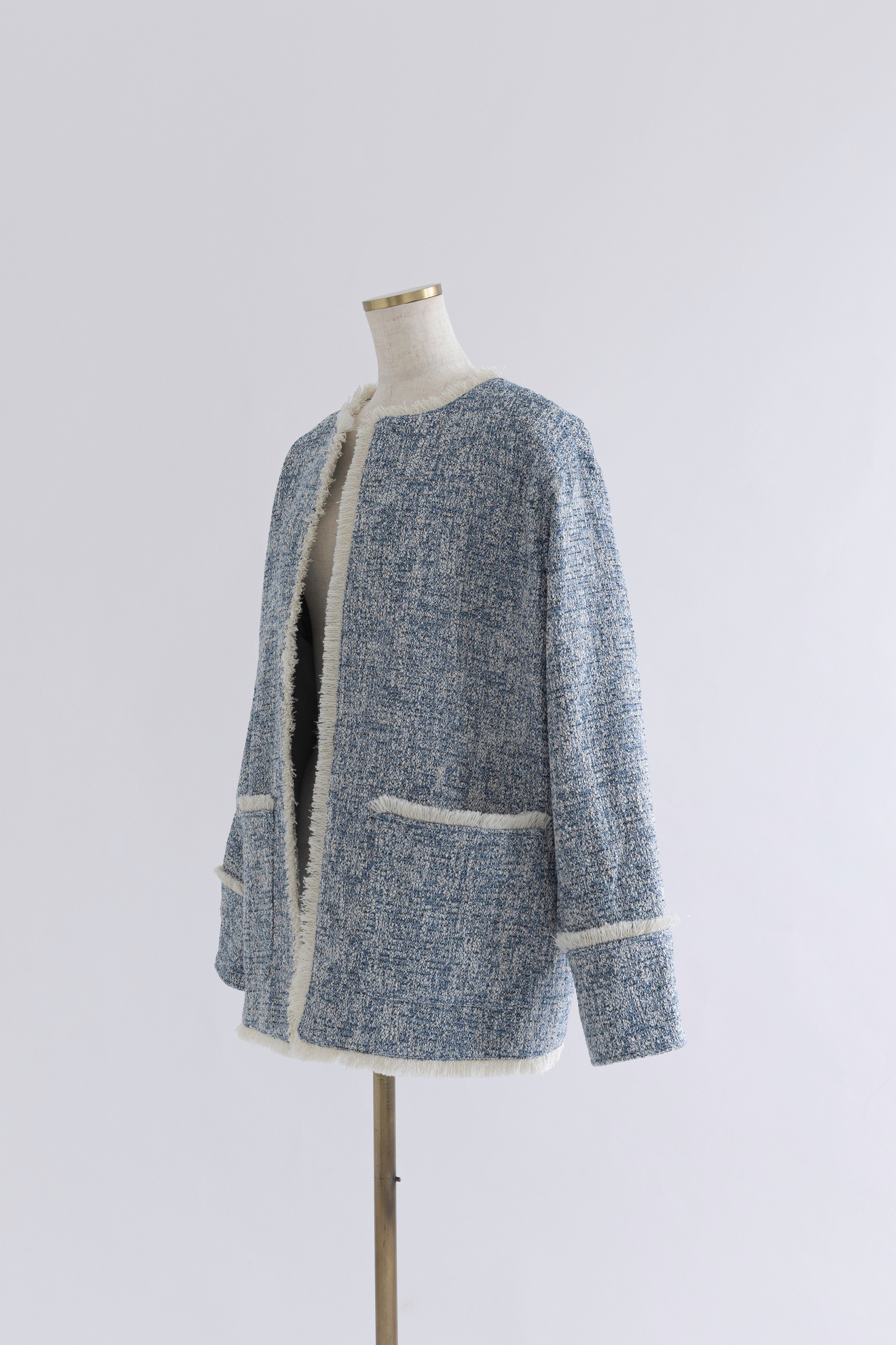 【dium. 】summer tweed oversized jacket Oversized tweed jacket - Women | MANGO USA