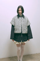 Short Sleeve Fur Jacket