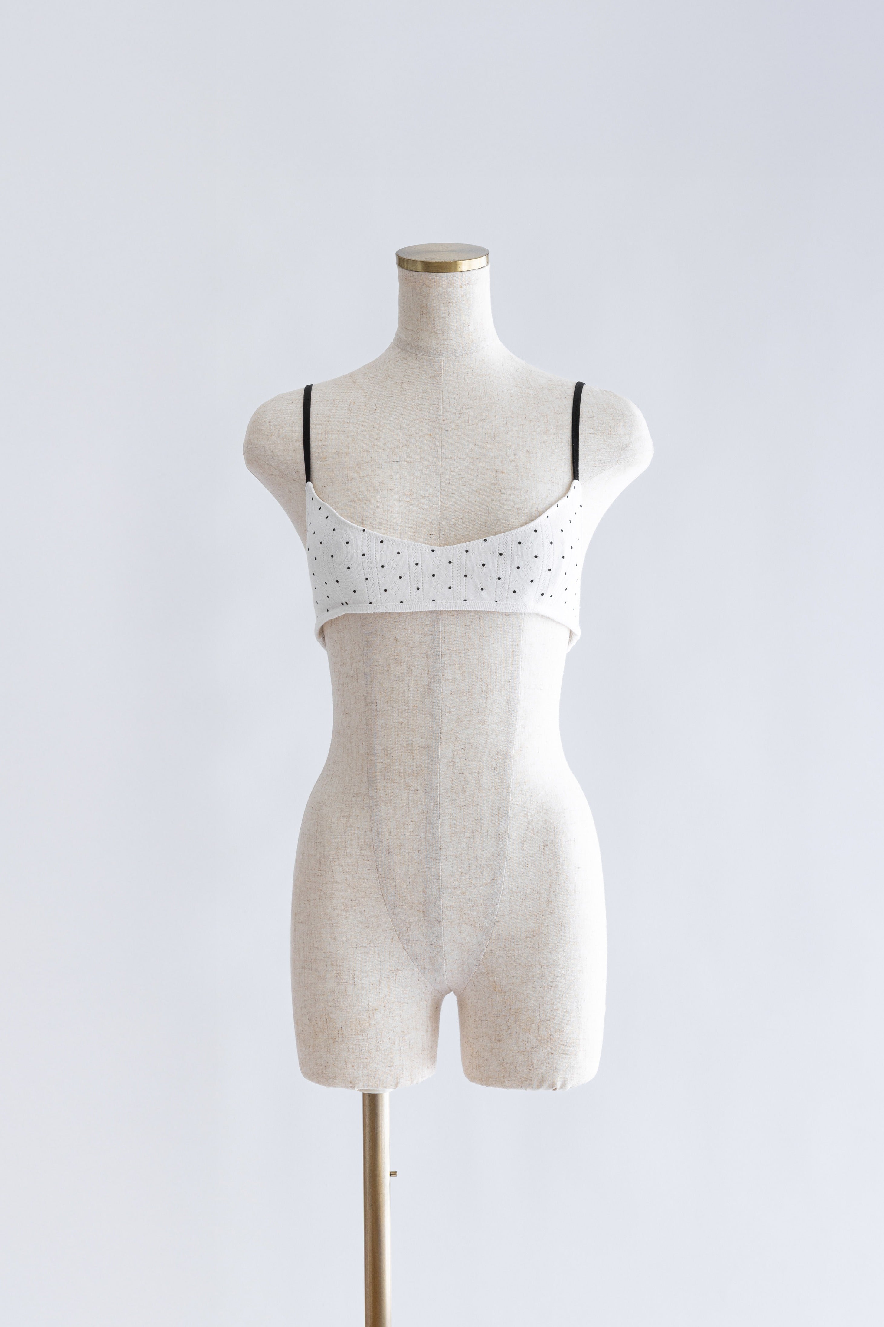 Petit Dot Bra Top オフホワイト