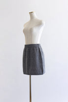 Alpaca-Touch Knit Mini Skirt
