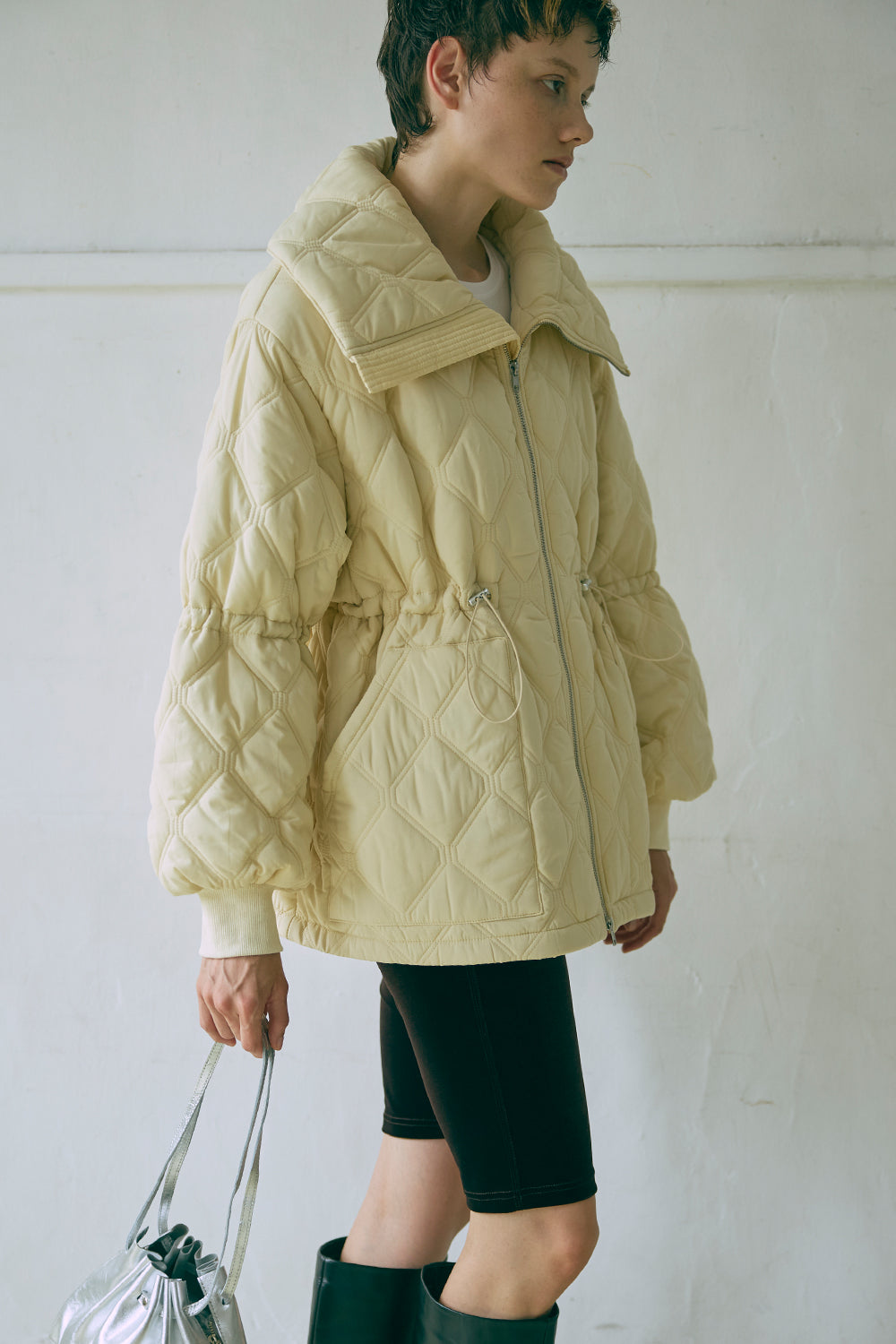 Big Collar Quilted Jacket – EN NEUME